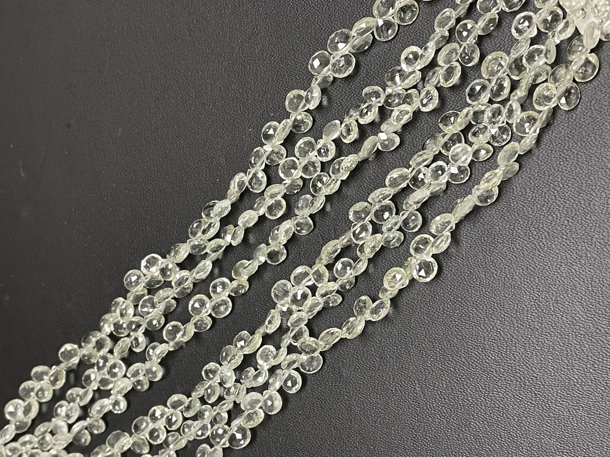 Green Aquamarine Heart Faceted