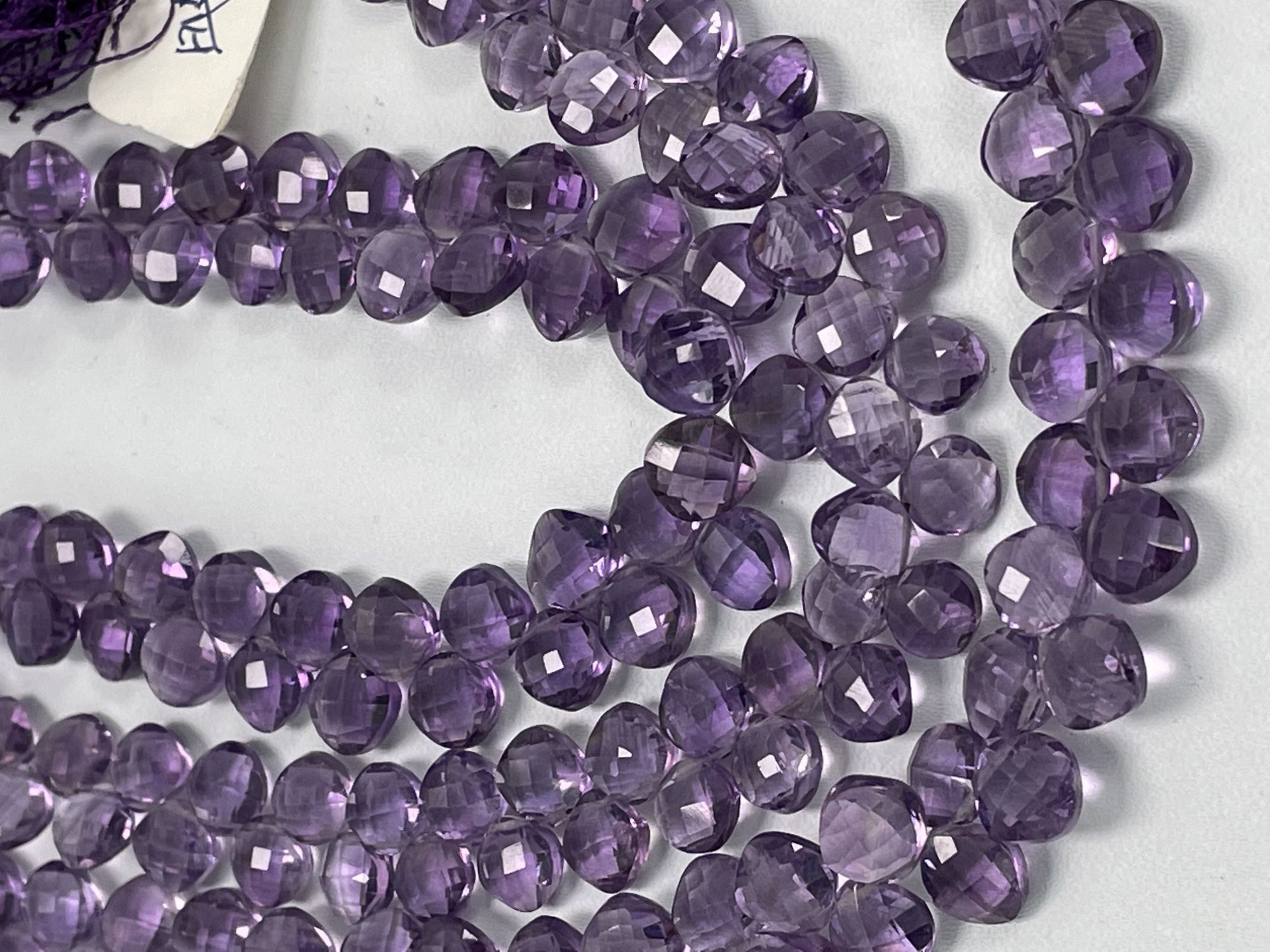 Purple Amethyst Cushion Faceted