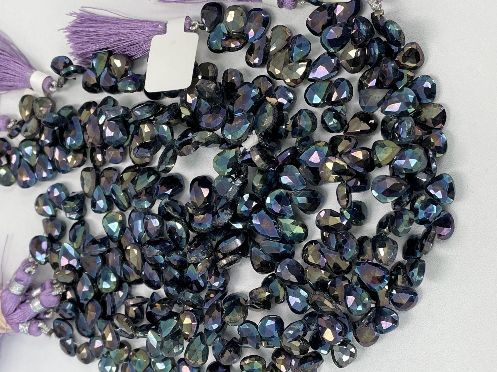 Mystic Purple Spinel Pear Faceted
