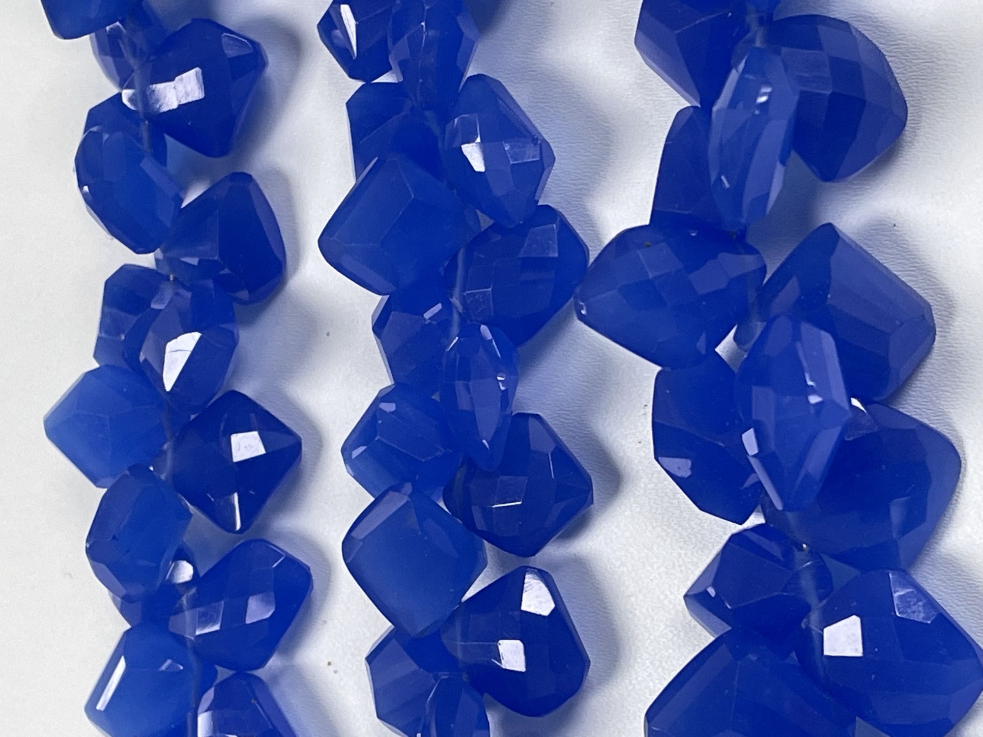 Blue Chalcedony Funky Cut Faceted