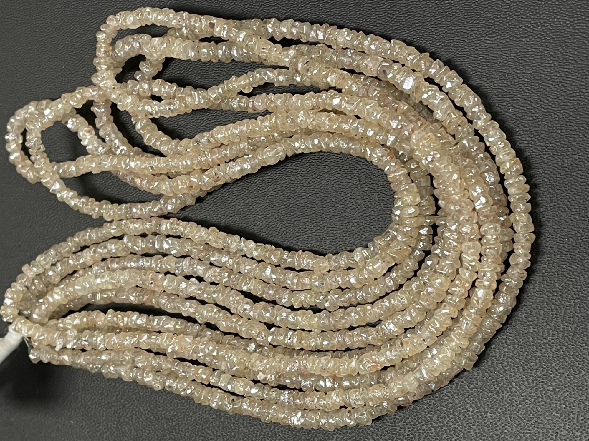 Zircon Rondelle Organic Cut Faceted