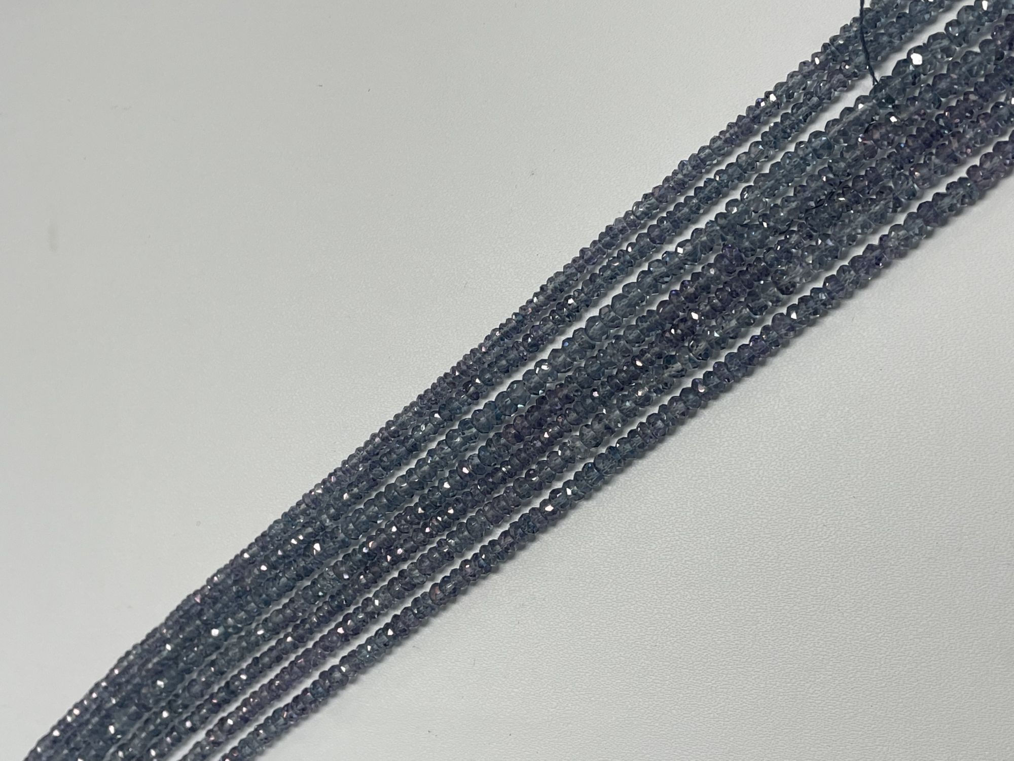 Topaz Rondelle Faceted