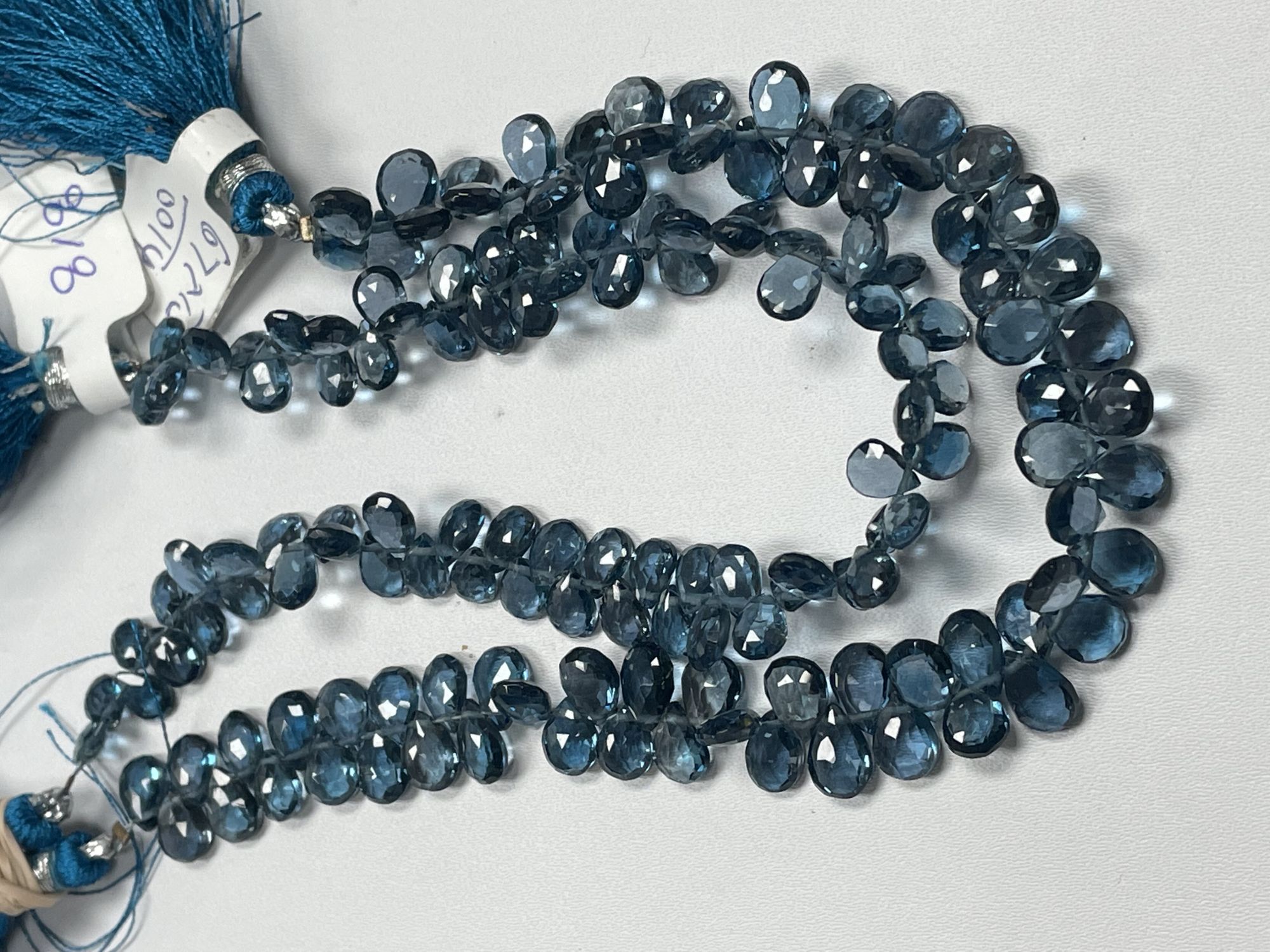 London Blue Topaz Pear Faceted