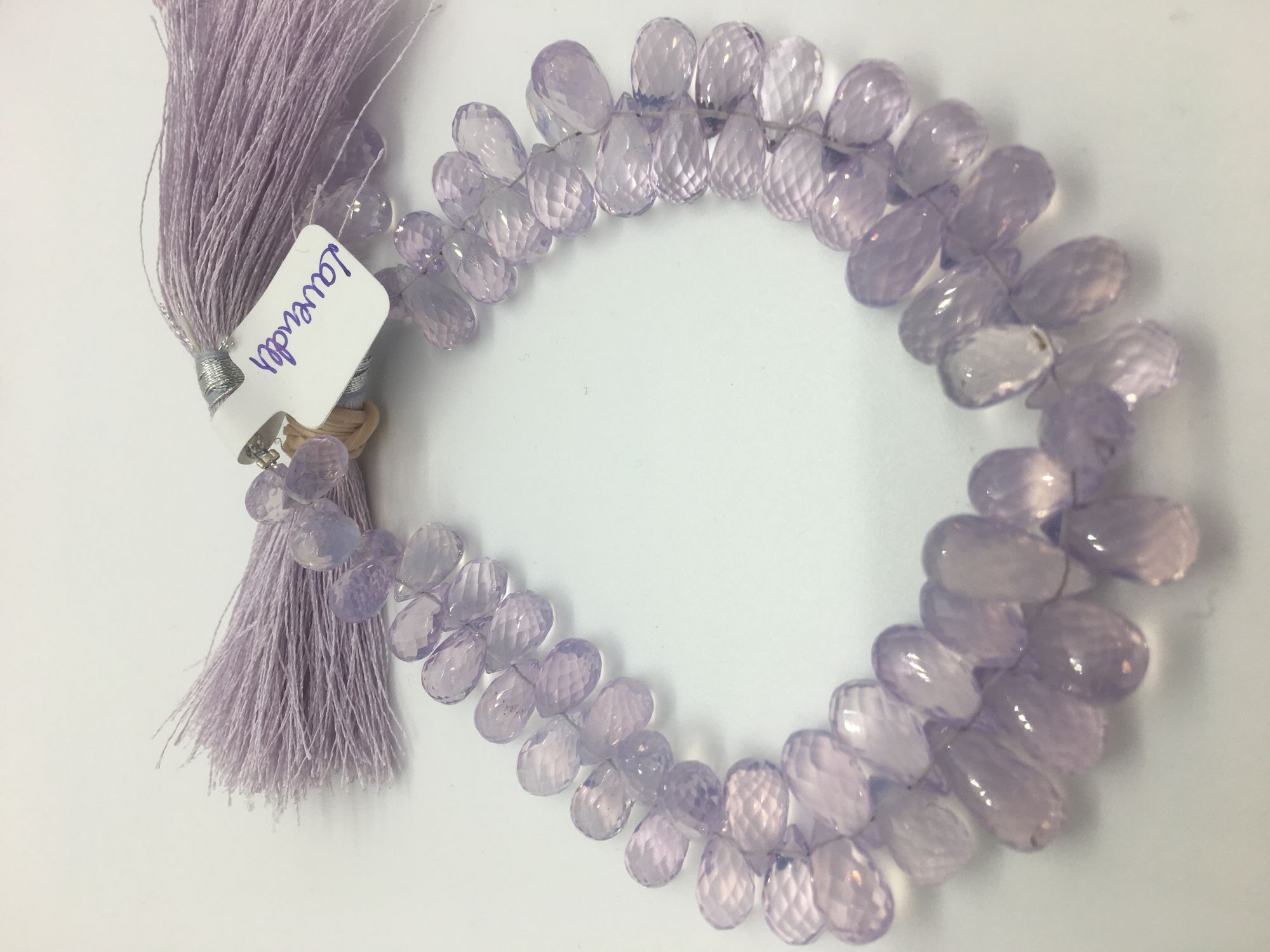 Scorolite Drops Faceted