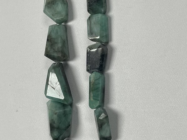 Emerald Nugget Faceted