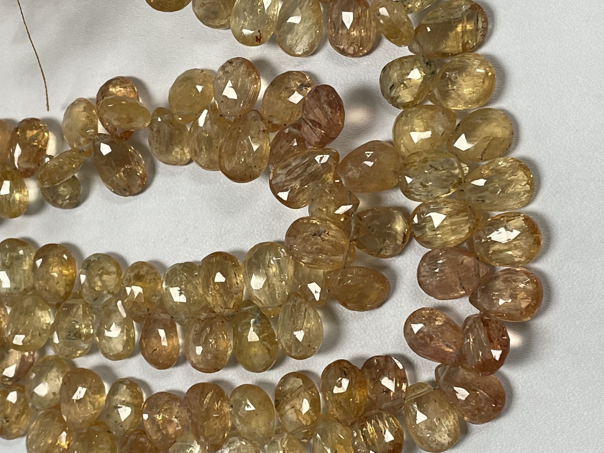 Imperial Topaz Pear Faceted