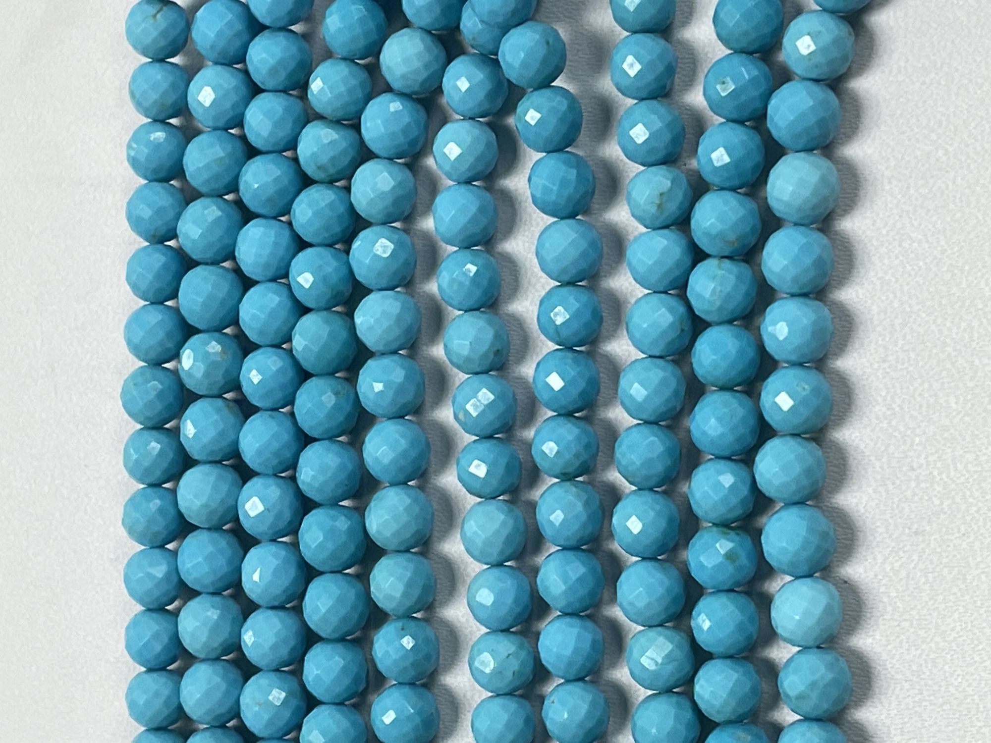 Turquoise Round Faceted