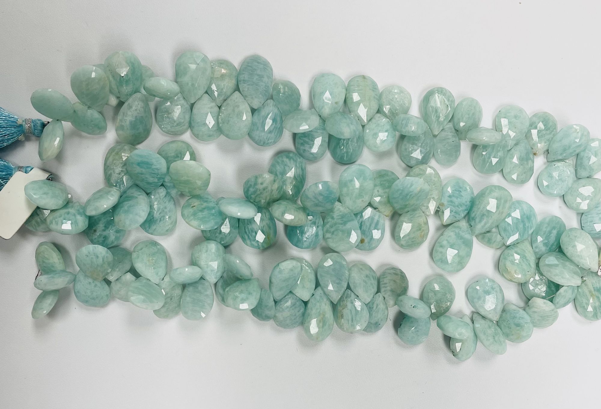 Amazonite Pears Faceted