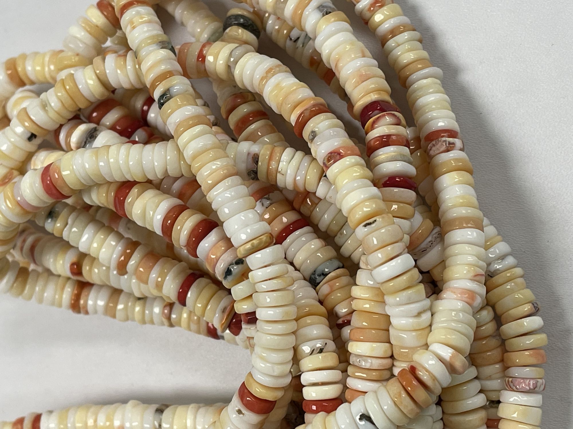 Shaded Orange Opal Tire Faceted