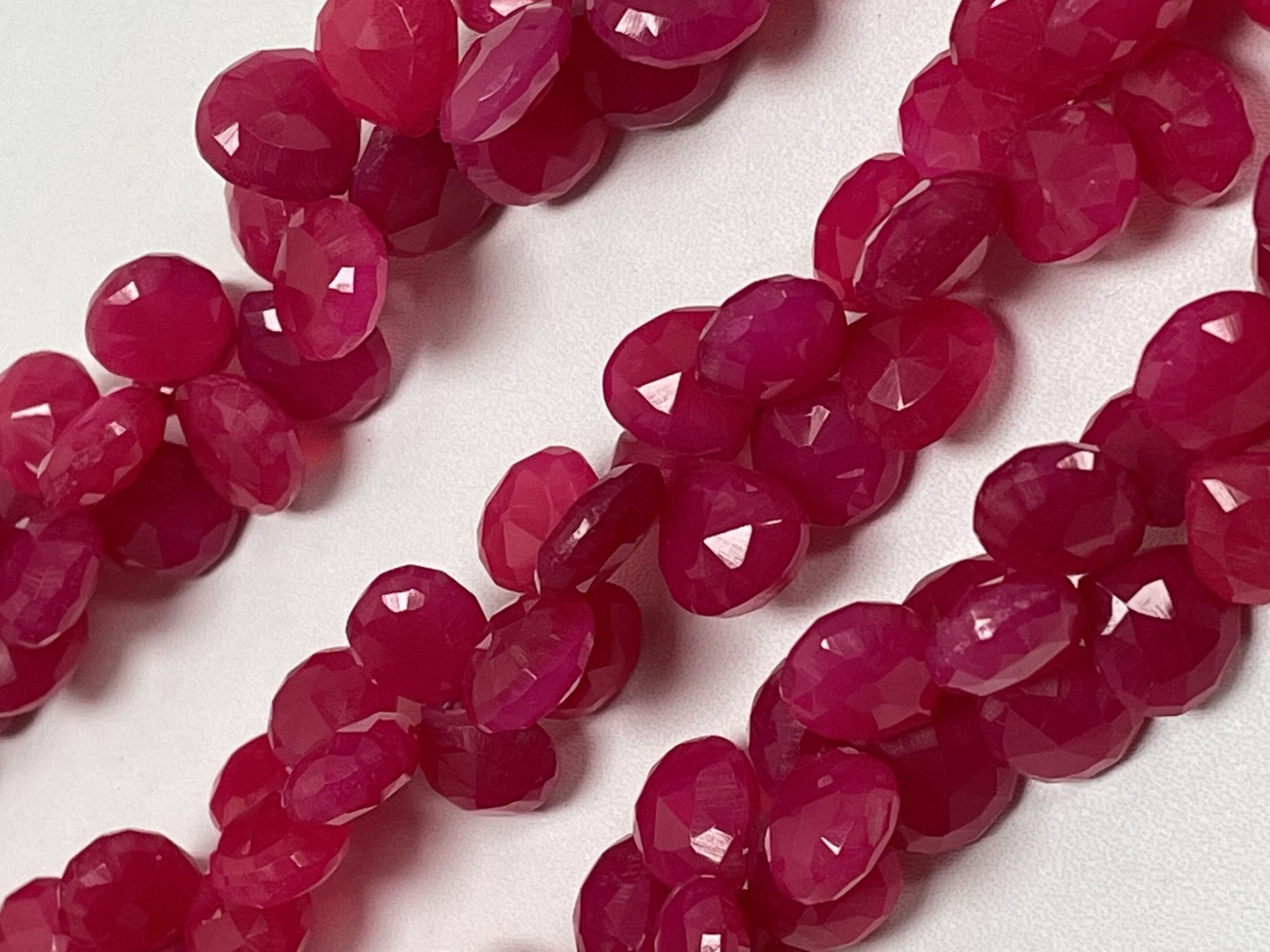 Chalcedony Heart Faceted