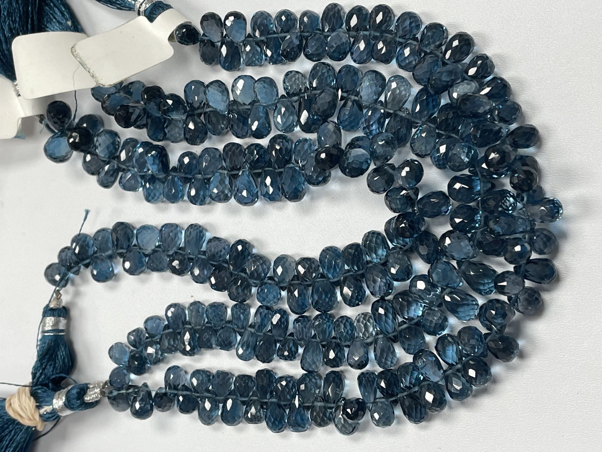 London Blue Topaz  Drop Faceted