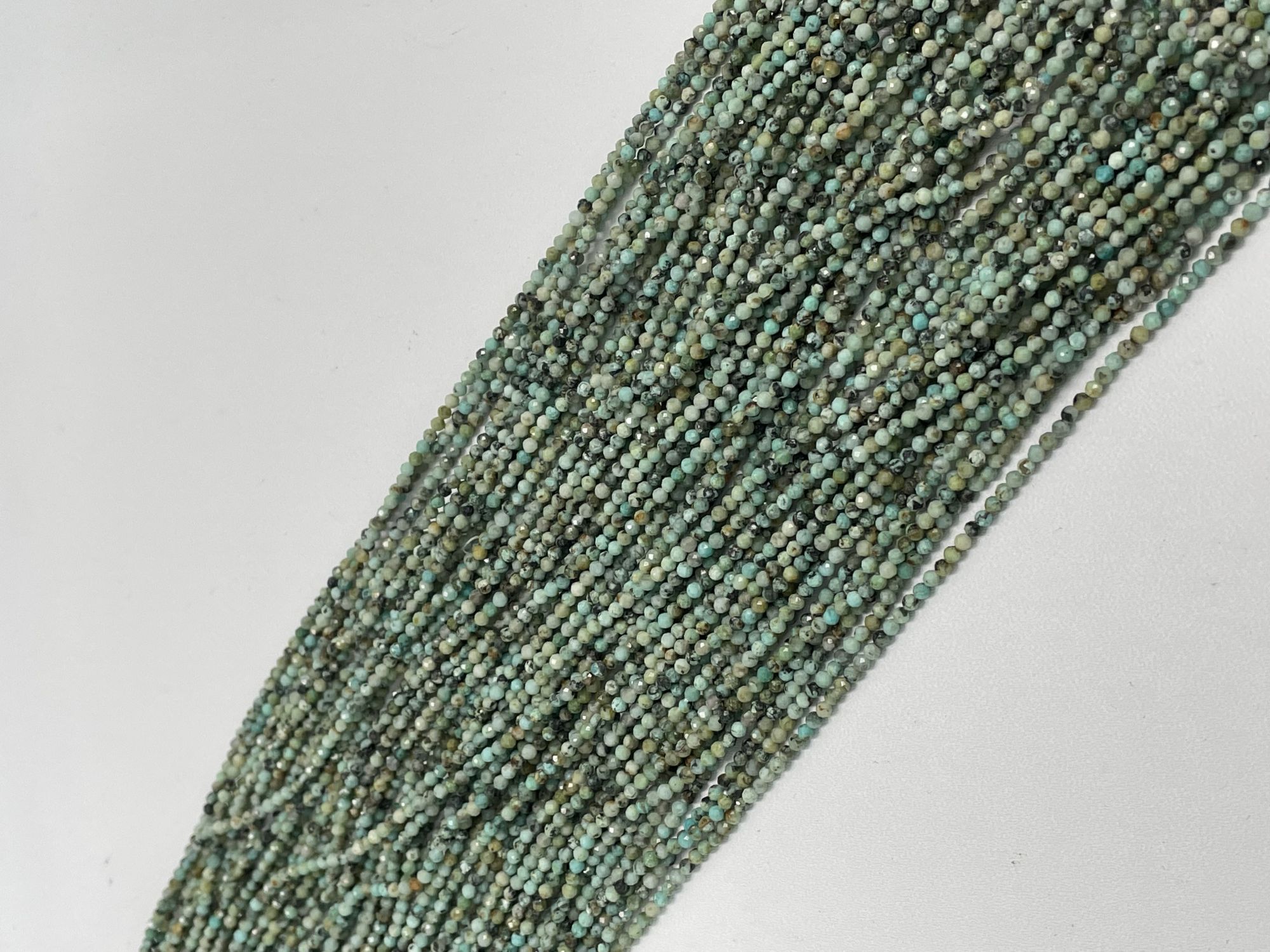 Turquoise Rondelle Faceted