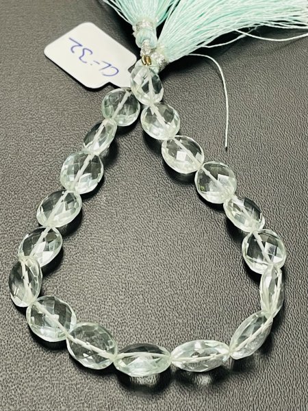 Aqua Hydro Quartz Oval Faceted