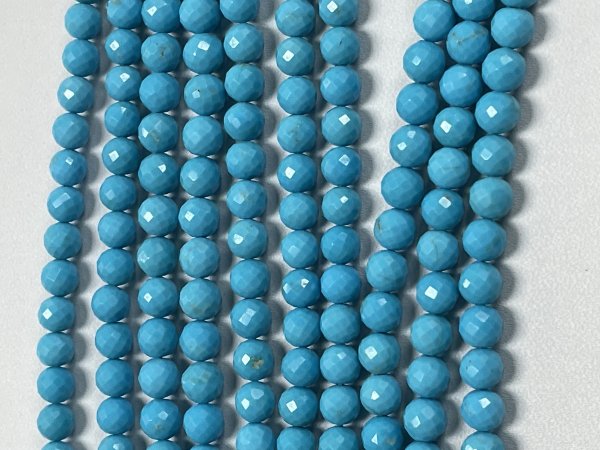 Turquoise Round Faceted