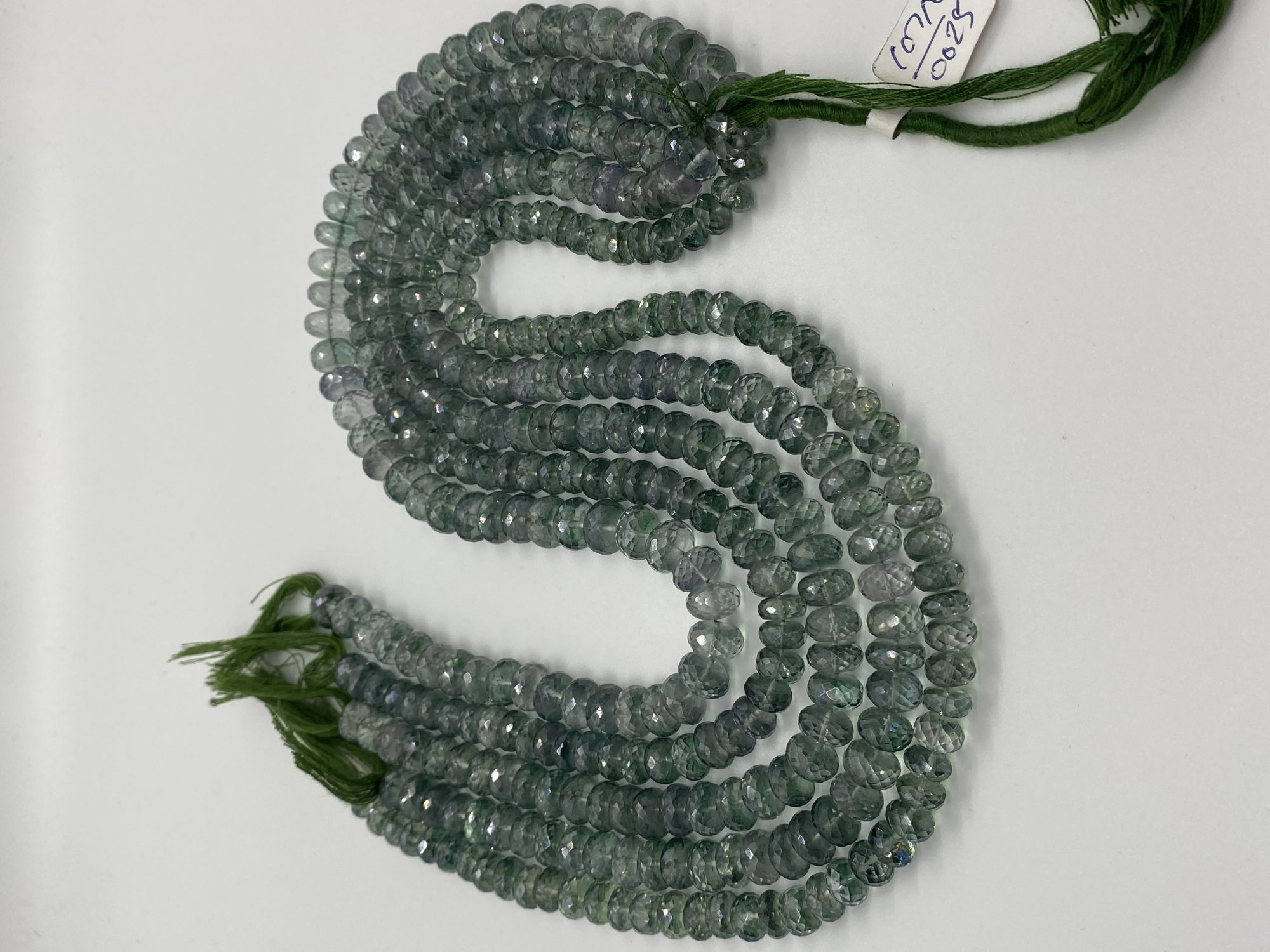 Green Mystic Quartz Rondelle