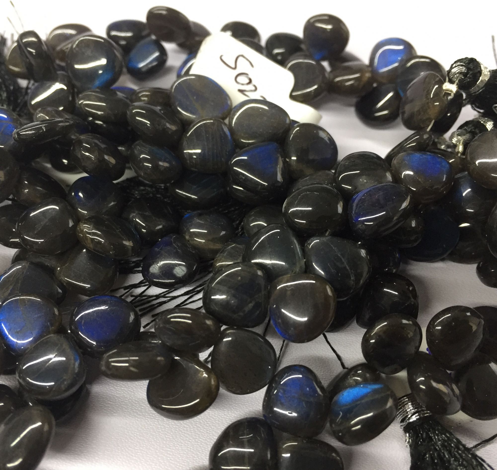 Labradorite Hearts Smooth