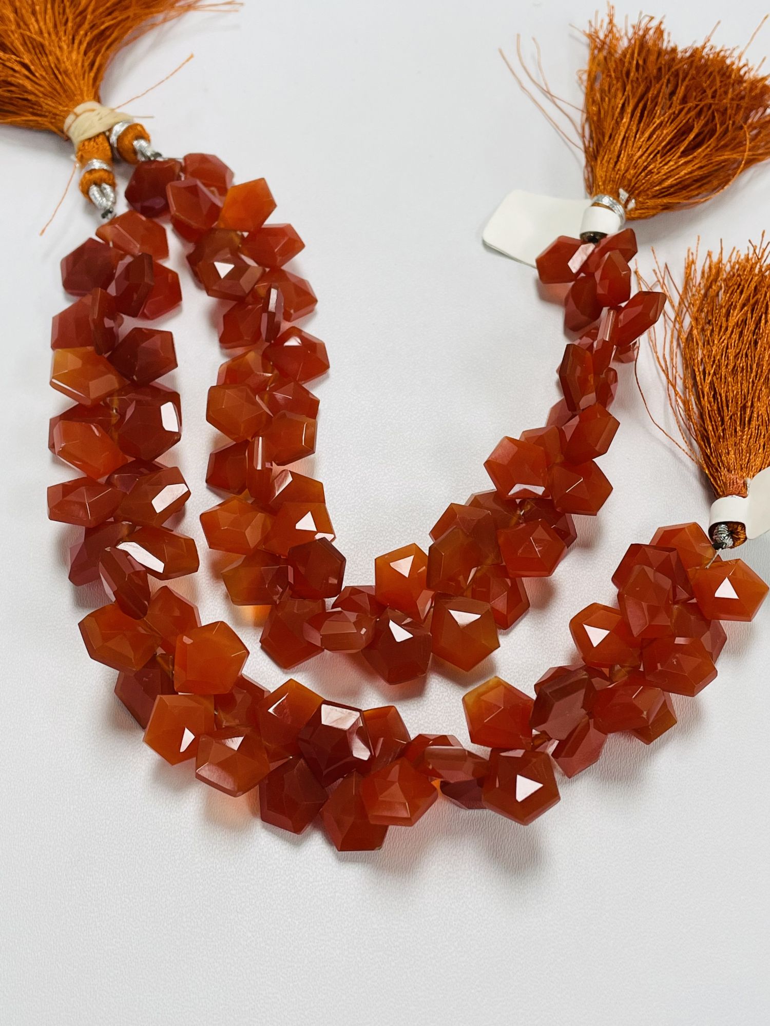 Carnelian Funky Cut Faceted