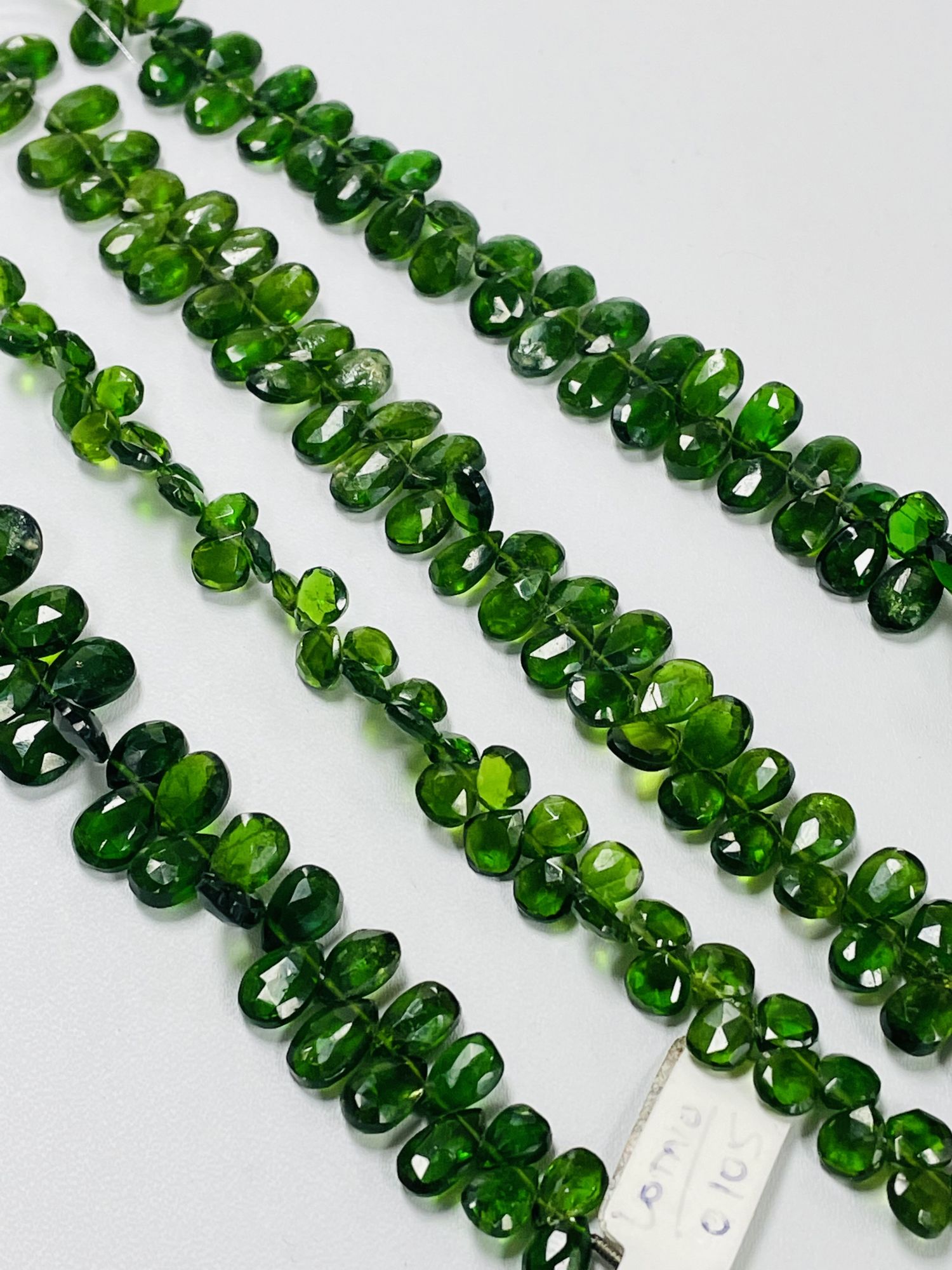 Chrome Diopside Pear Faceted