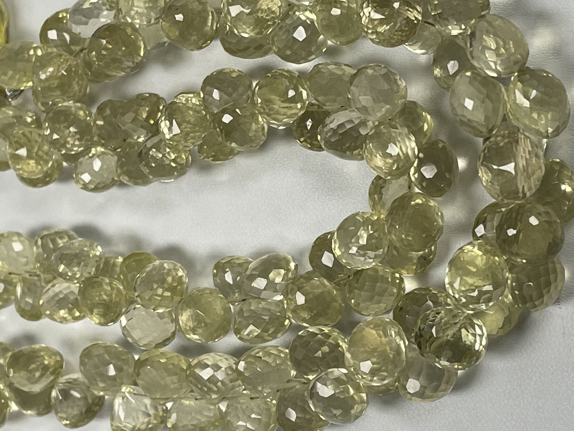 Lemon Quartz Onion Faceted