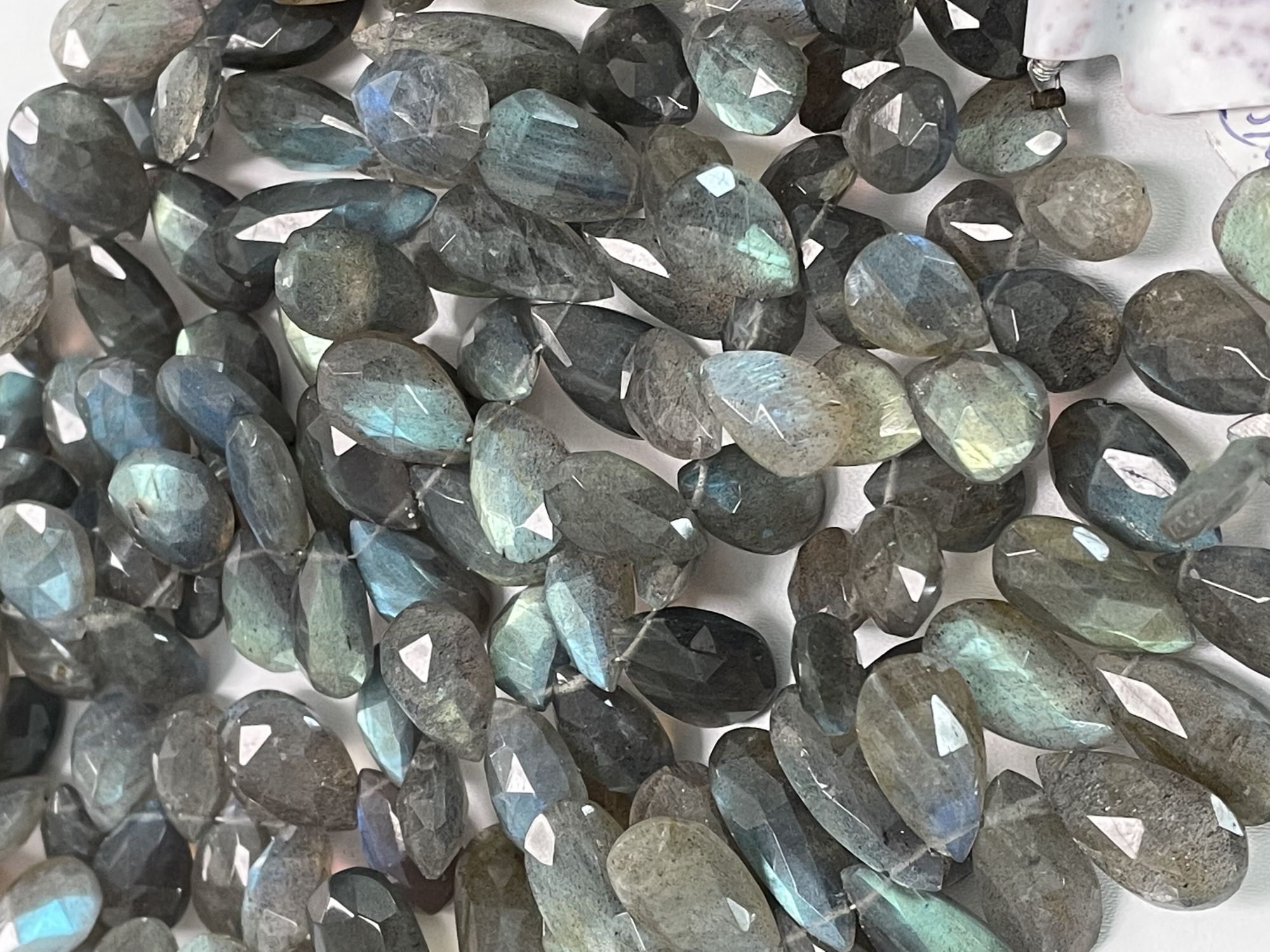 Labradorite Pear Faceted