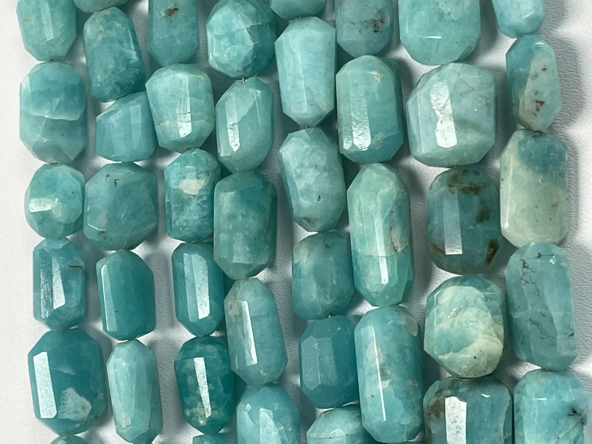 Amazonite Nugget Faceted