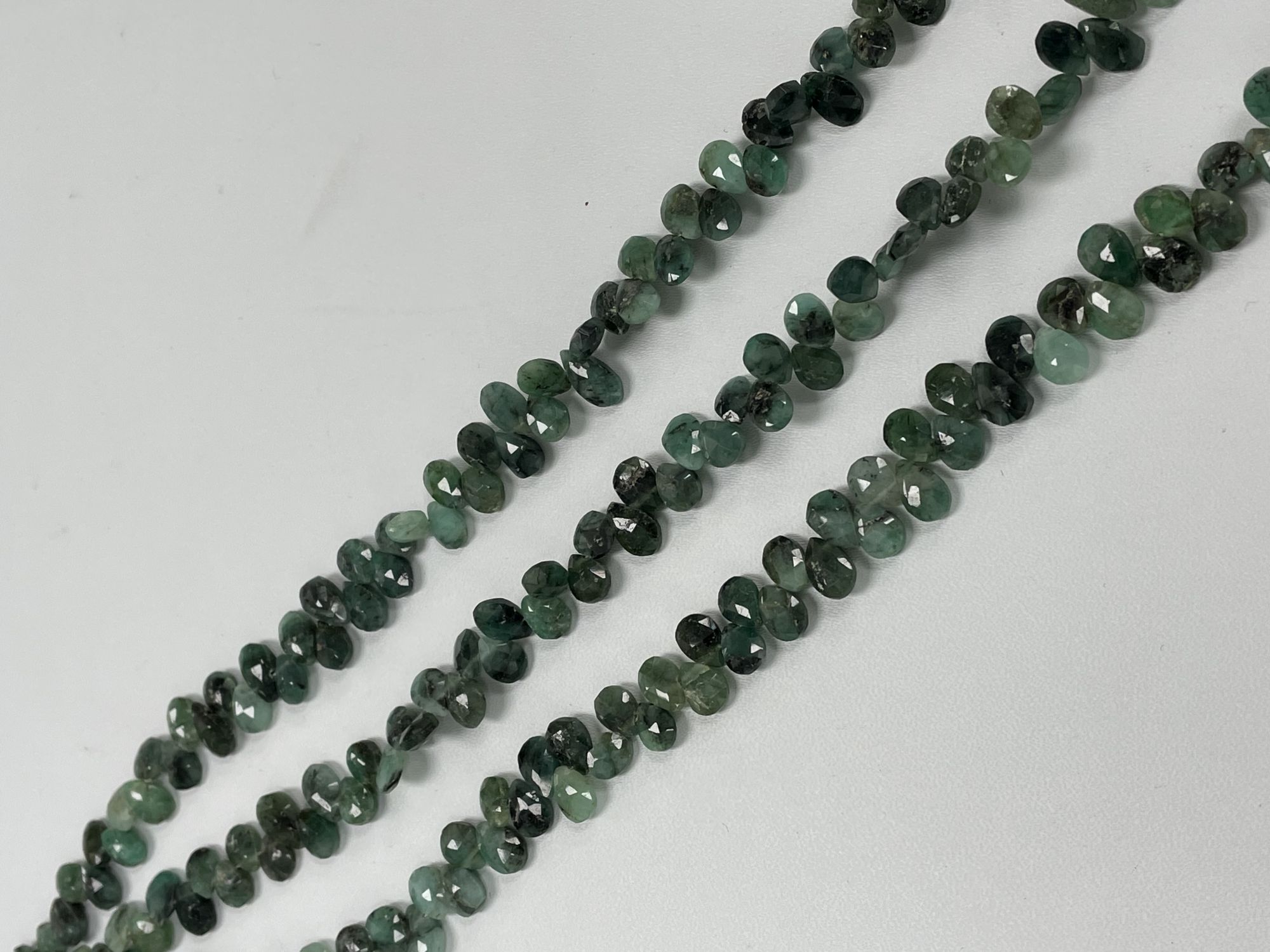 Brazilian Emerald Pear Faceted