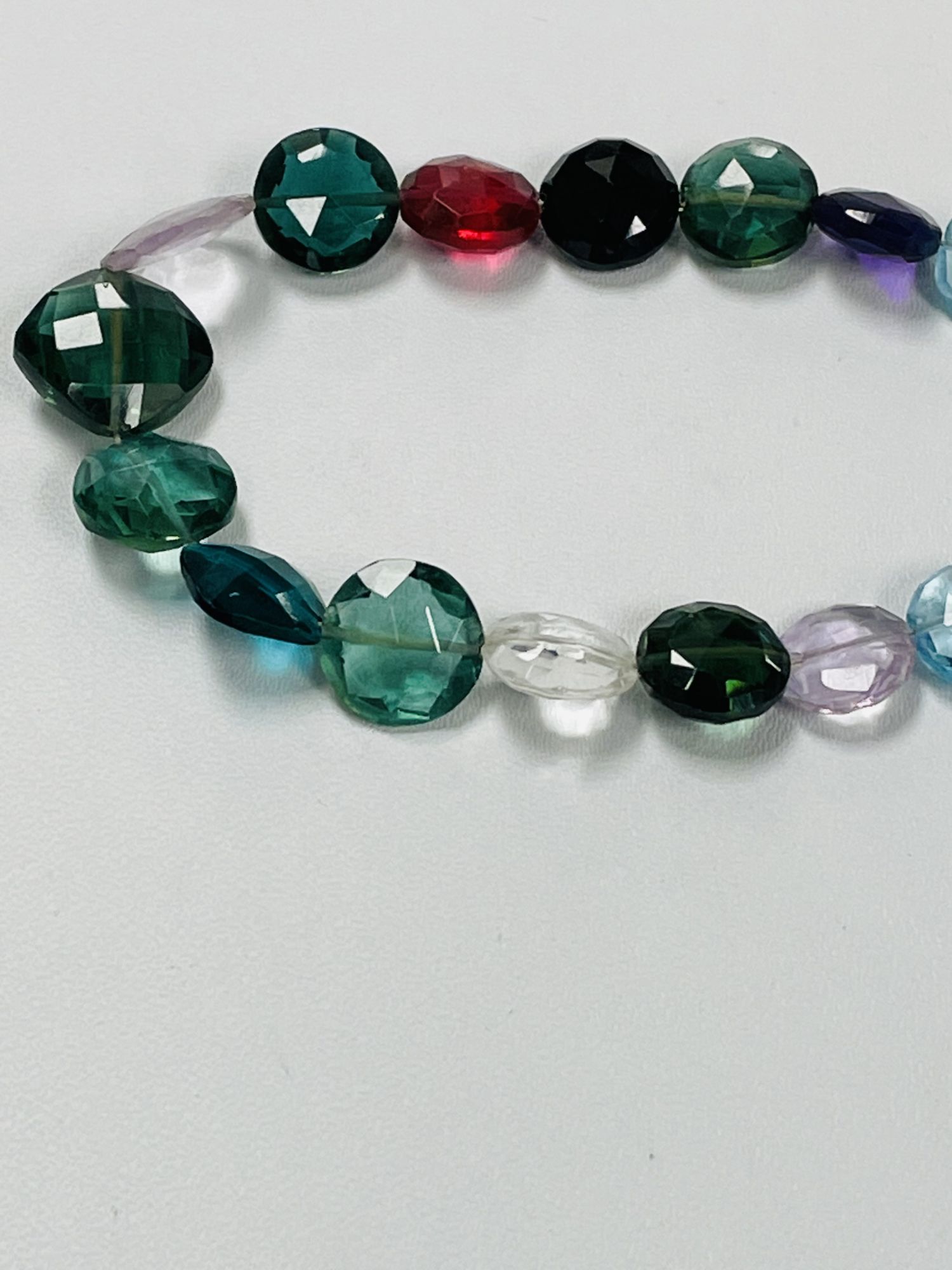 Multistone Coin Faceted