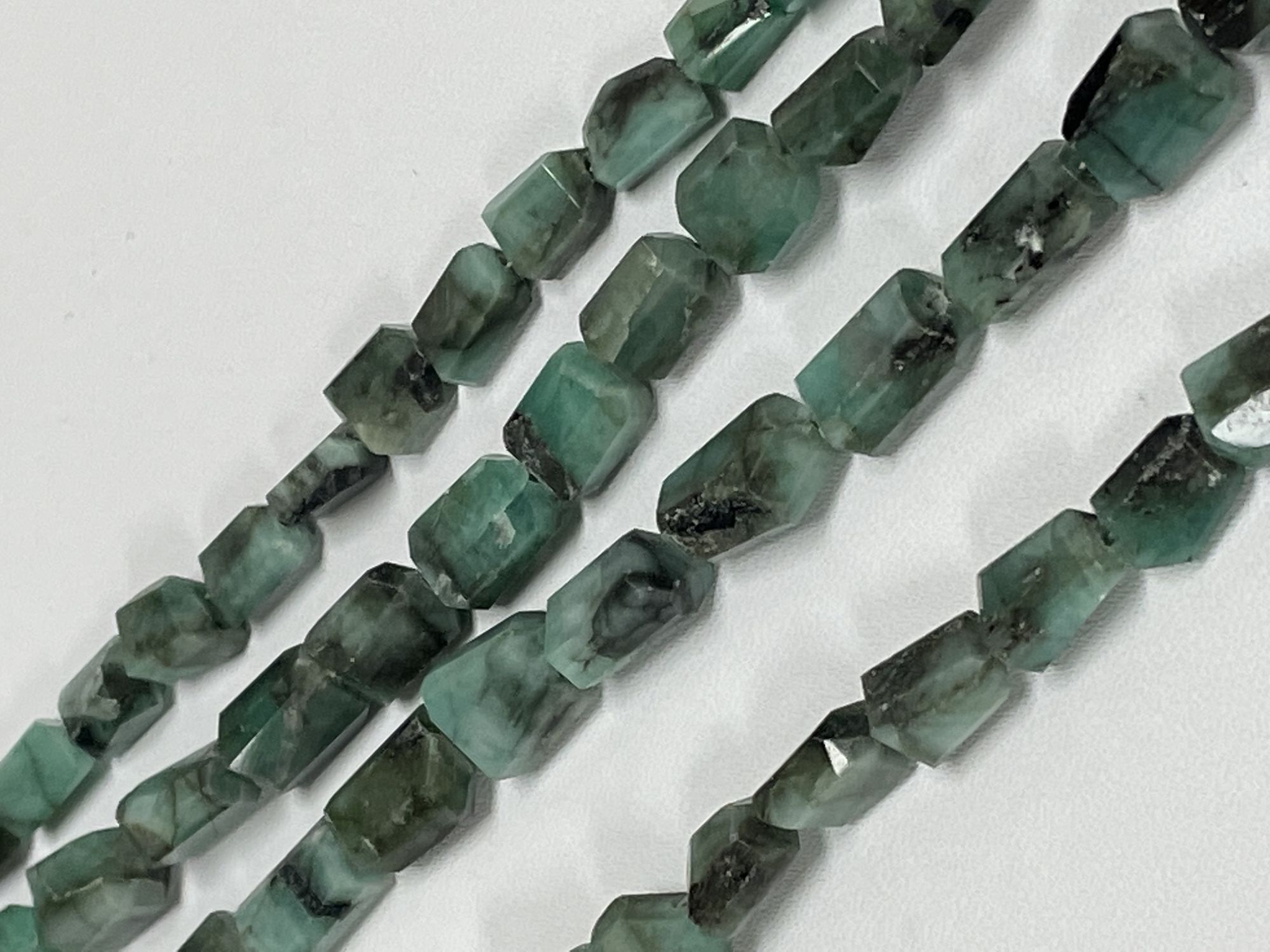 Emerald Nugget Faceted