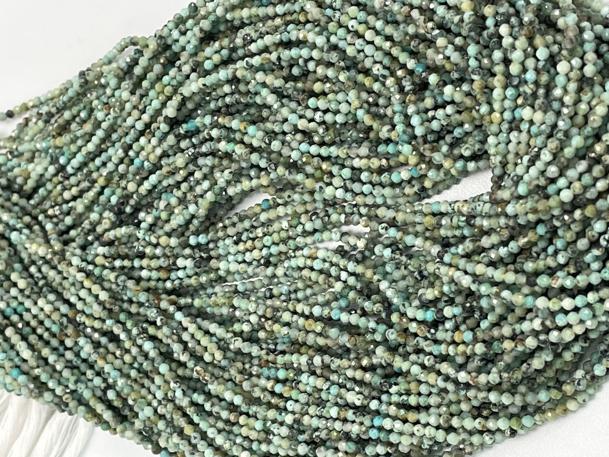 Turquoise Rondelle Faceted