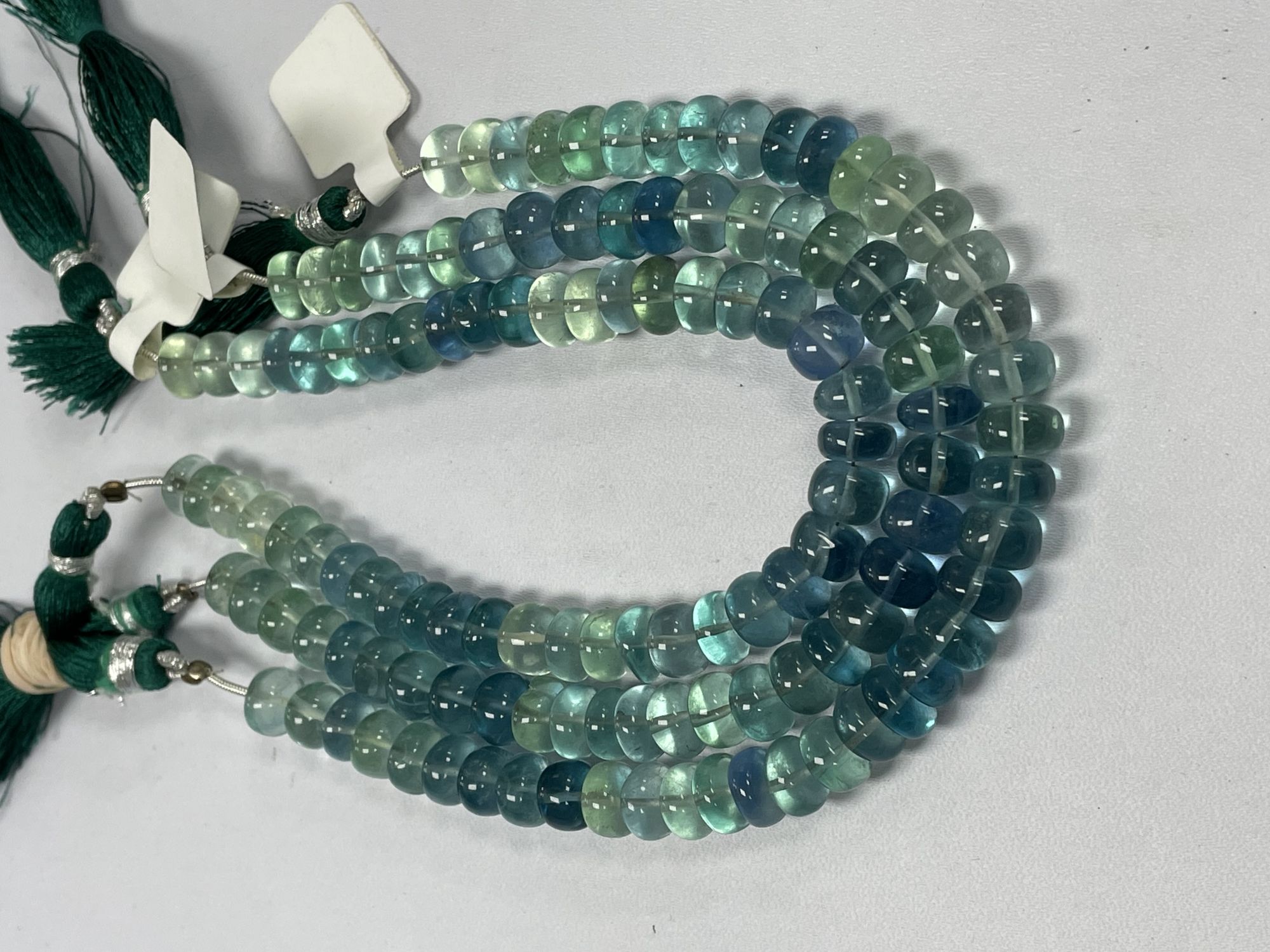 Fluorite Rondelle Smooth