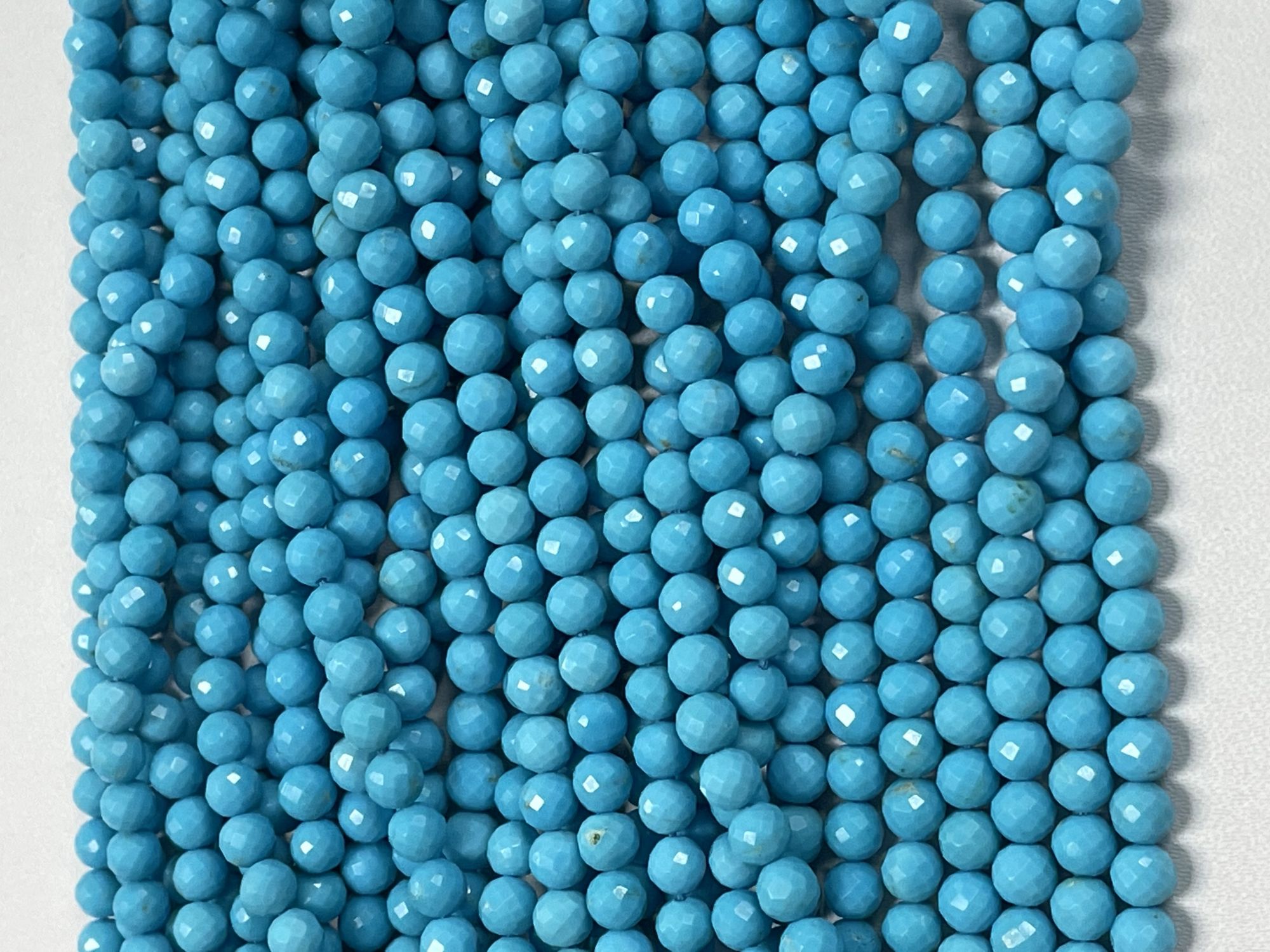 Turquoise Round Faceted