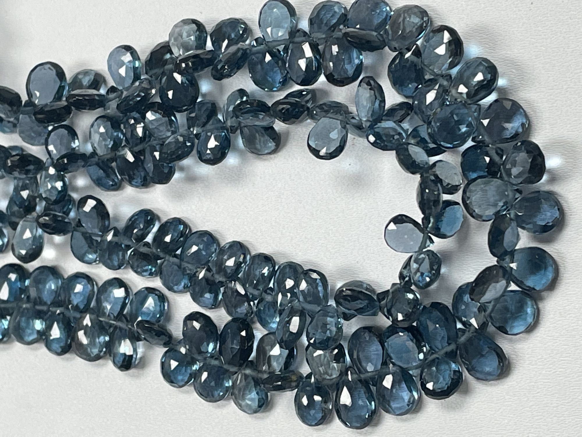 London Blue Topaz Pear Faceted