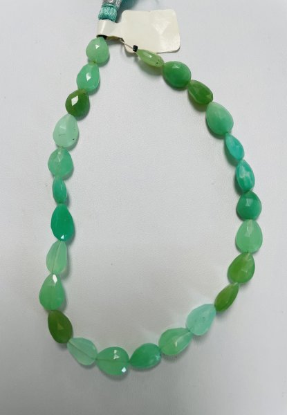 Chrysophrase Top Drill Pears Faceted