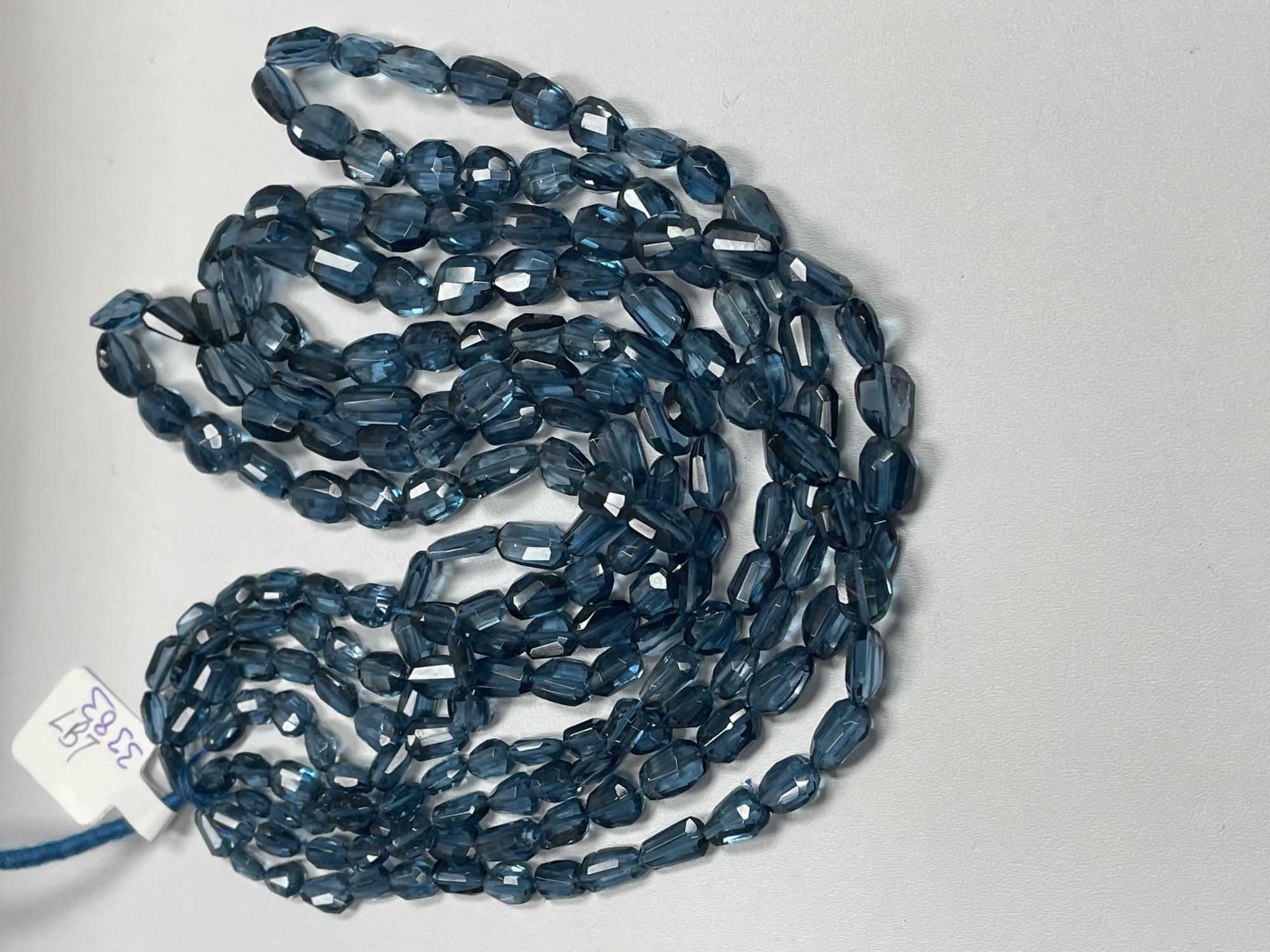 London Blue Topaz Nugget Faceted