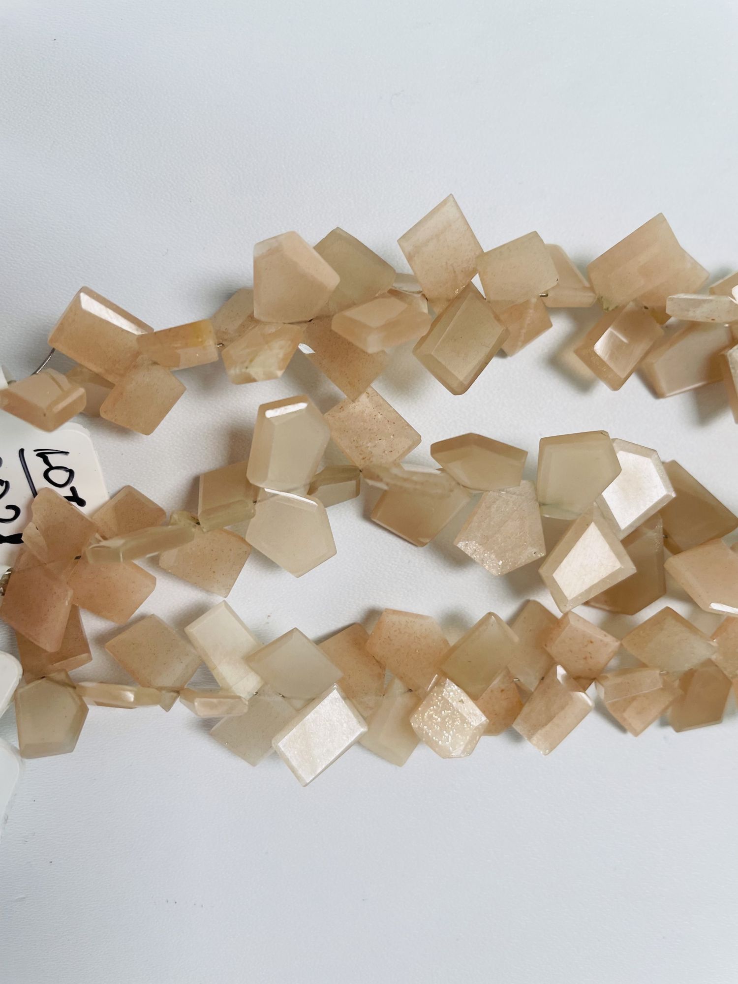 Peach Moonstone Funky Slices