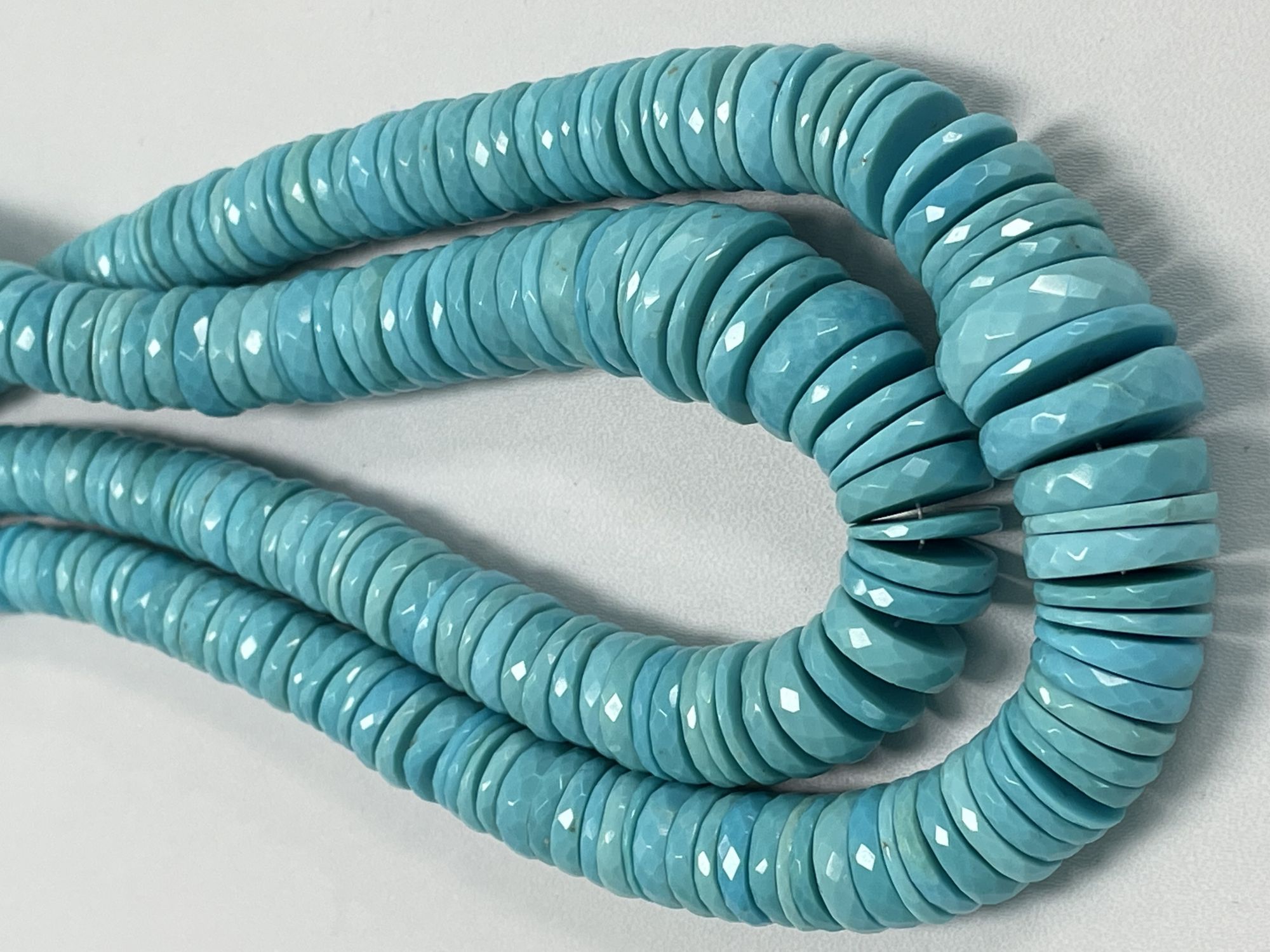 Turquoise Tire Faceted