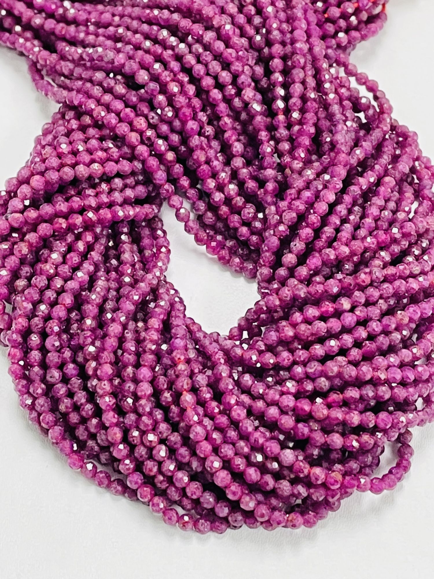 Ruby Rondelle Faceted