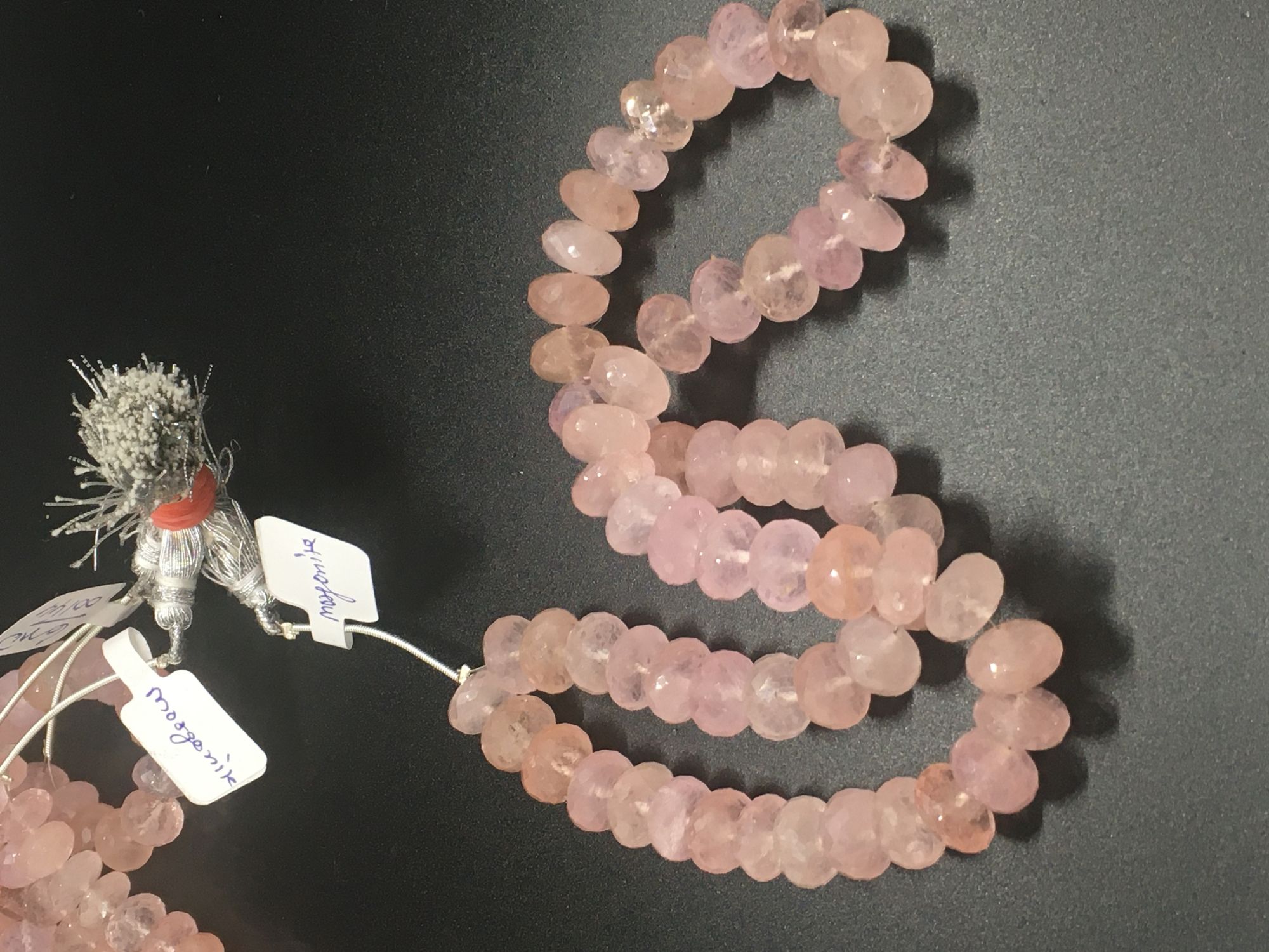 Morganite Rondelle Faceted