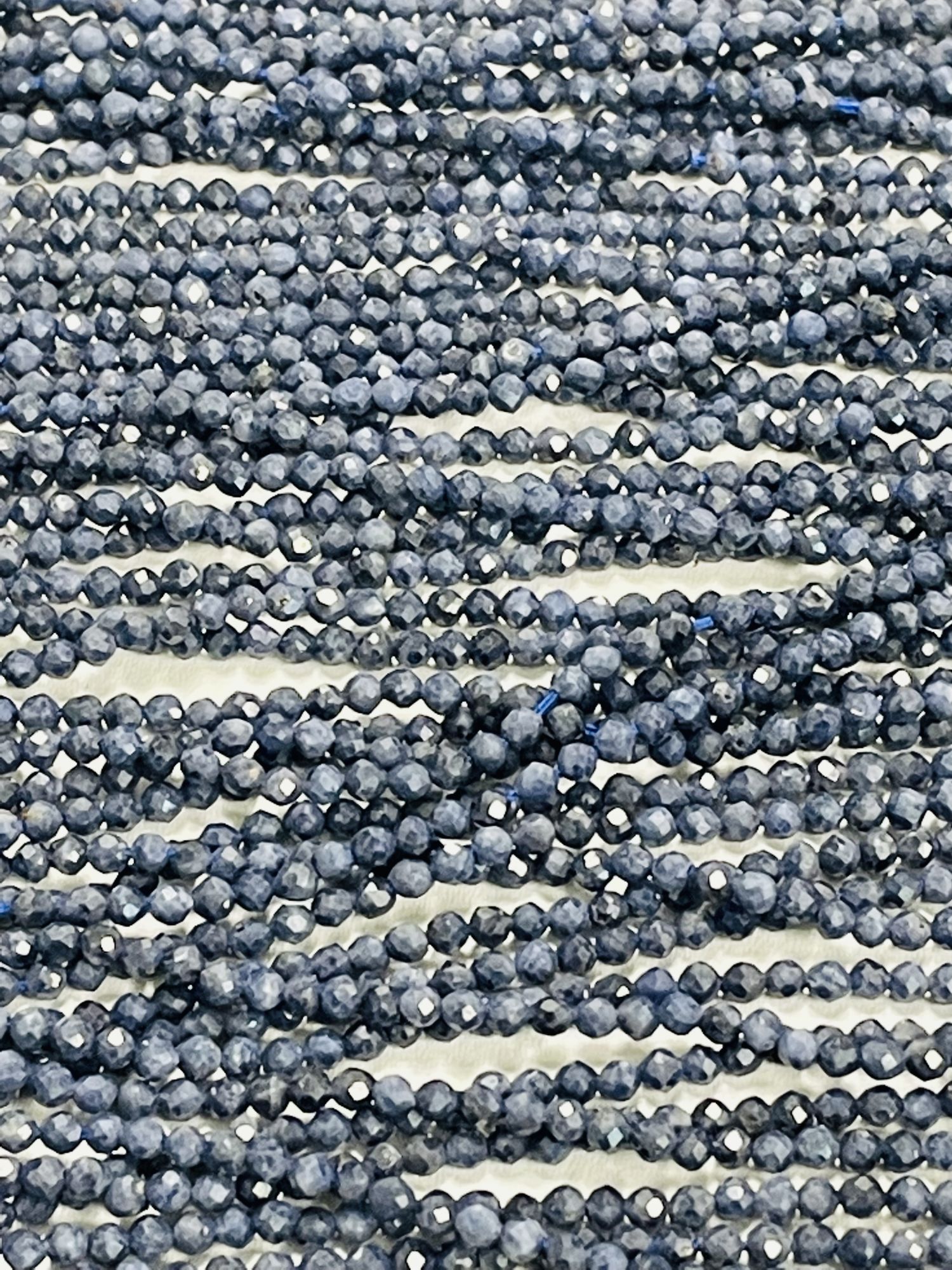 Blue Sapphire Rondelles Faceted