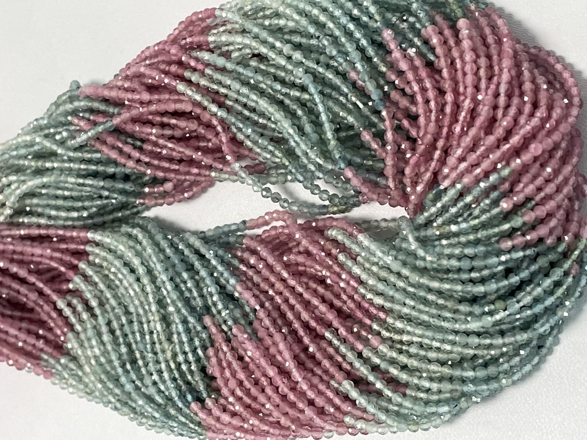 Multi Tourmaline Rondelle Faceted