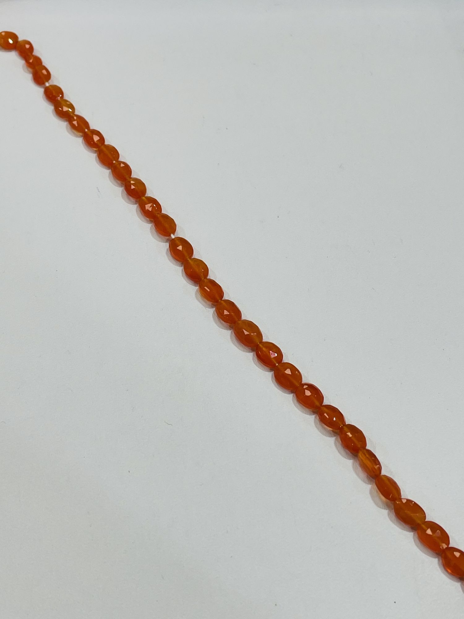 Carnelian Oval Faceted