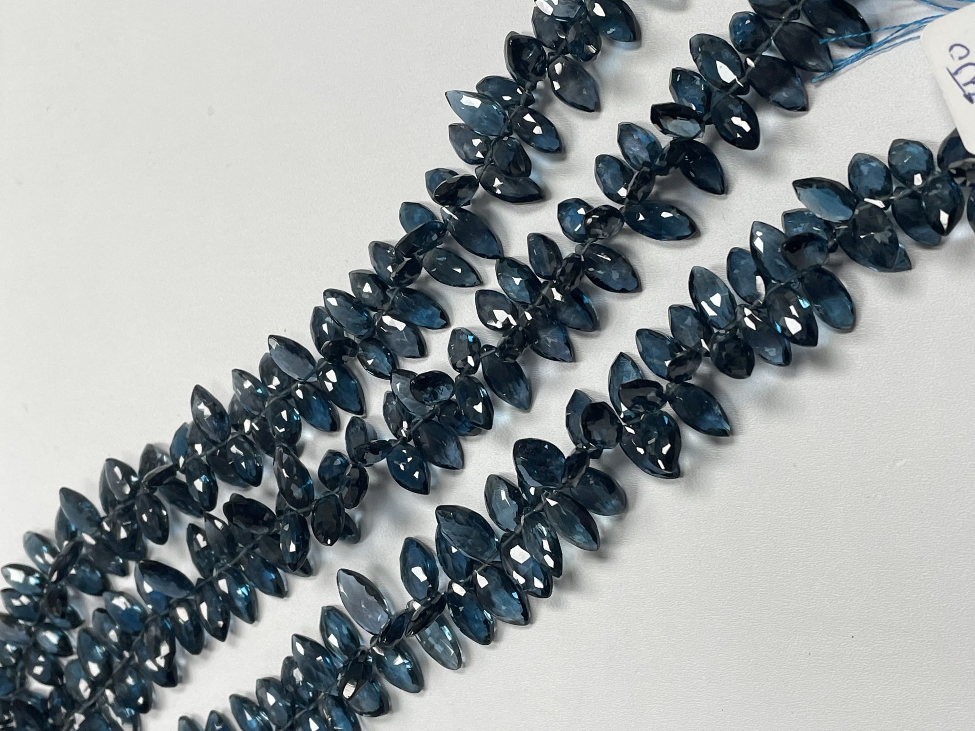 London Blue Topaz Marquise Faceted