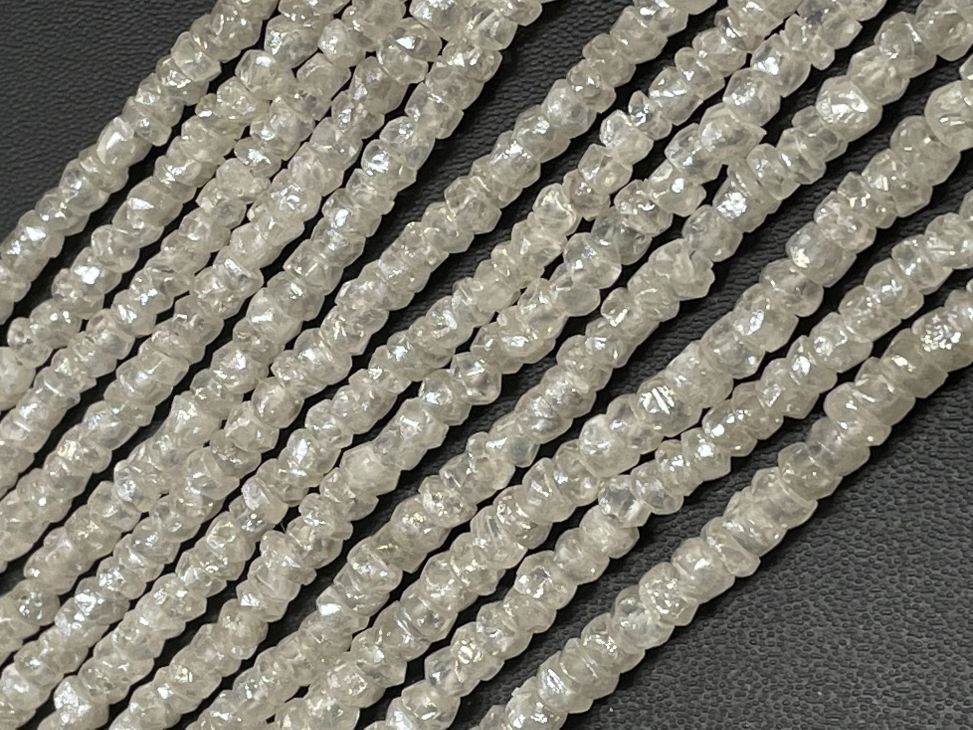 Zircon Rondelle Organic Cut Faceted