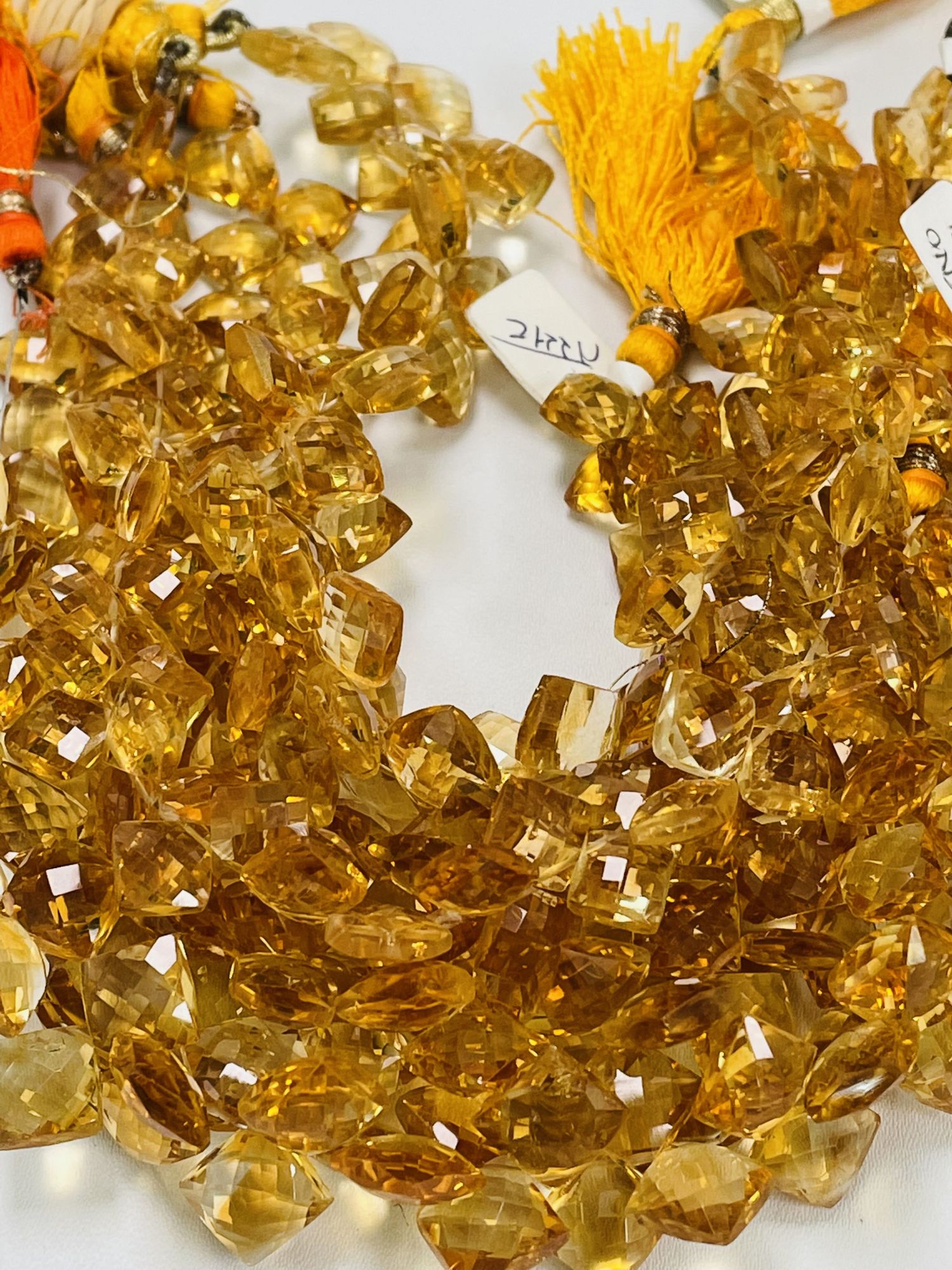 Citrine Cushion Faceted