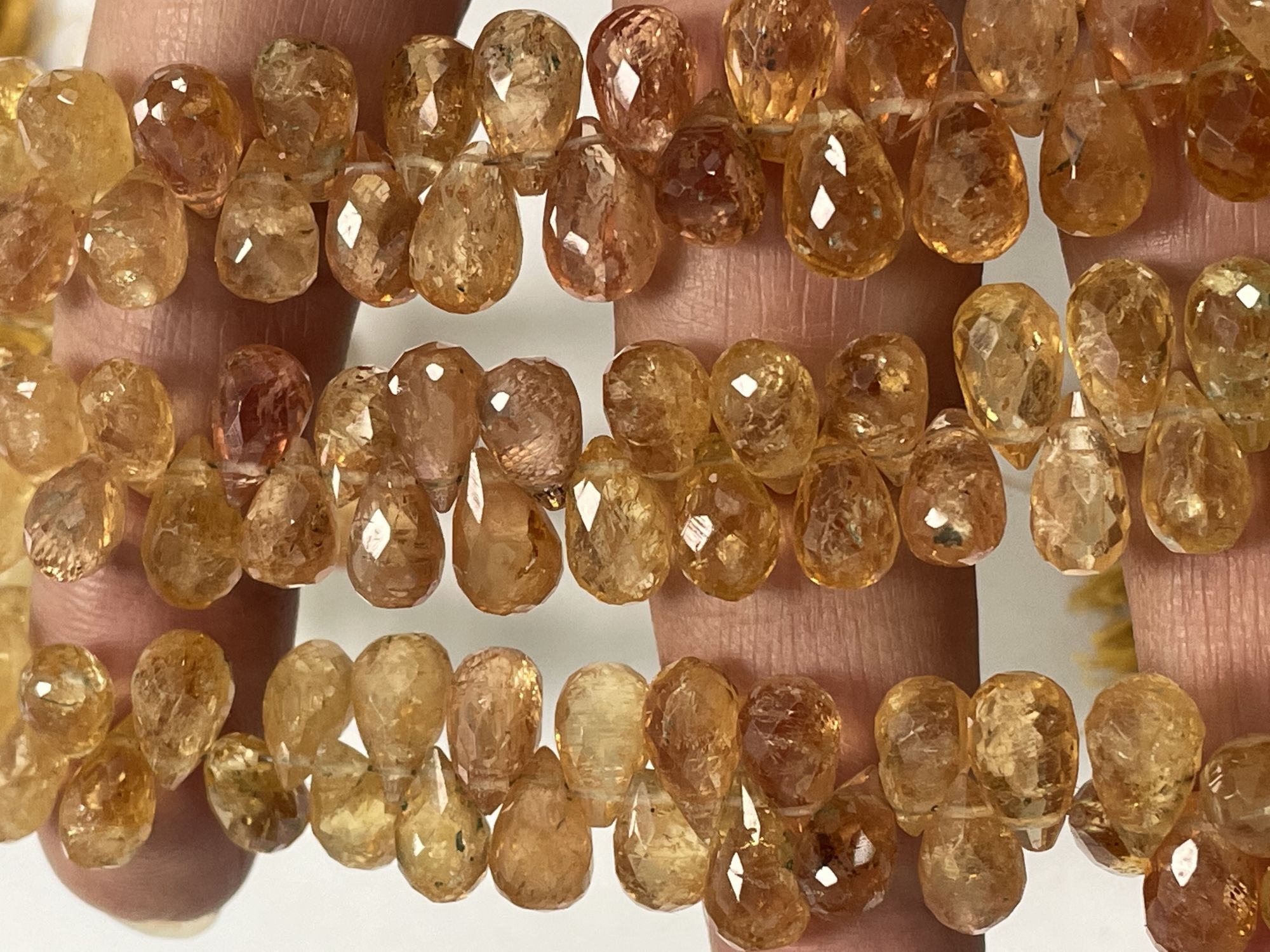 Imperial Topaz Drop Faceted