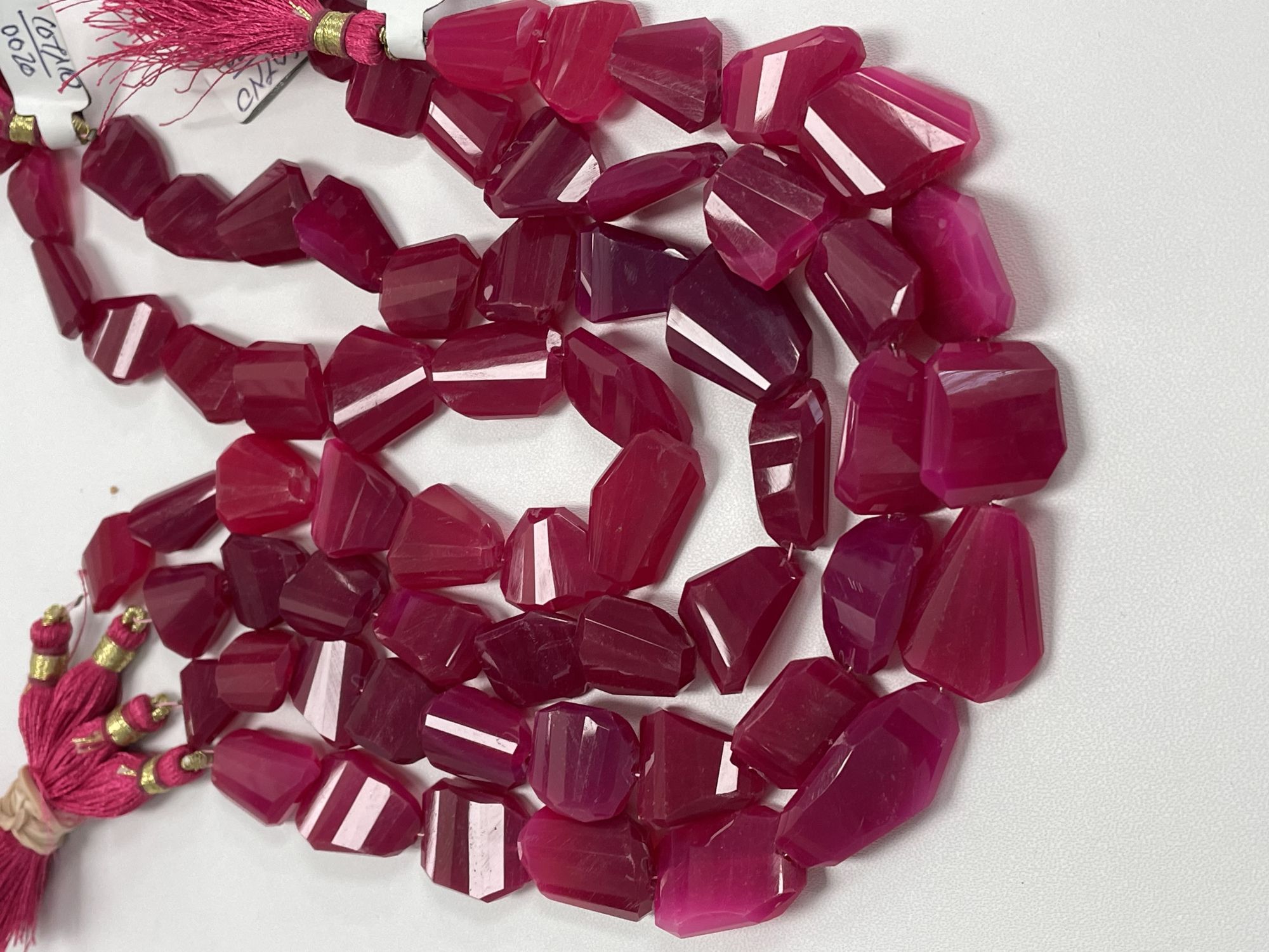 Pink Chalcedony Nugget Faceted