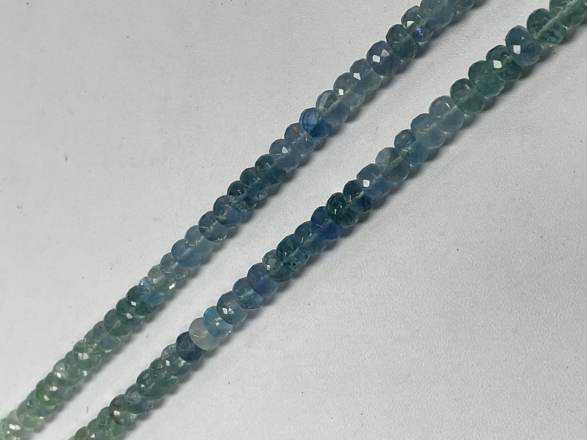 Fluorite Rondelle Faceted