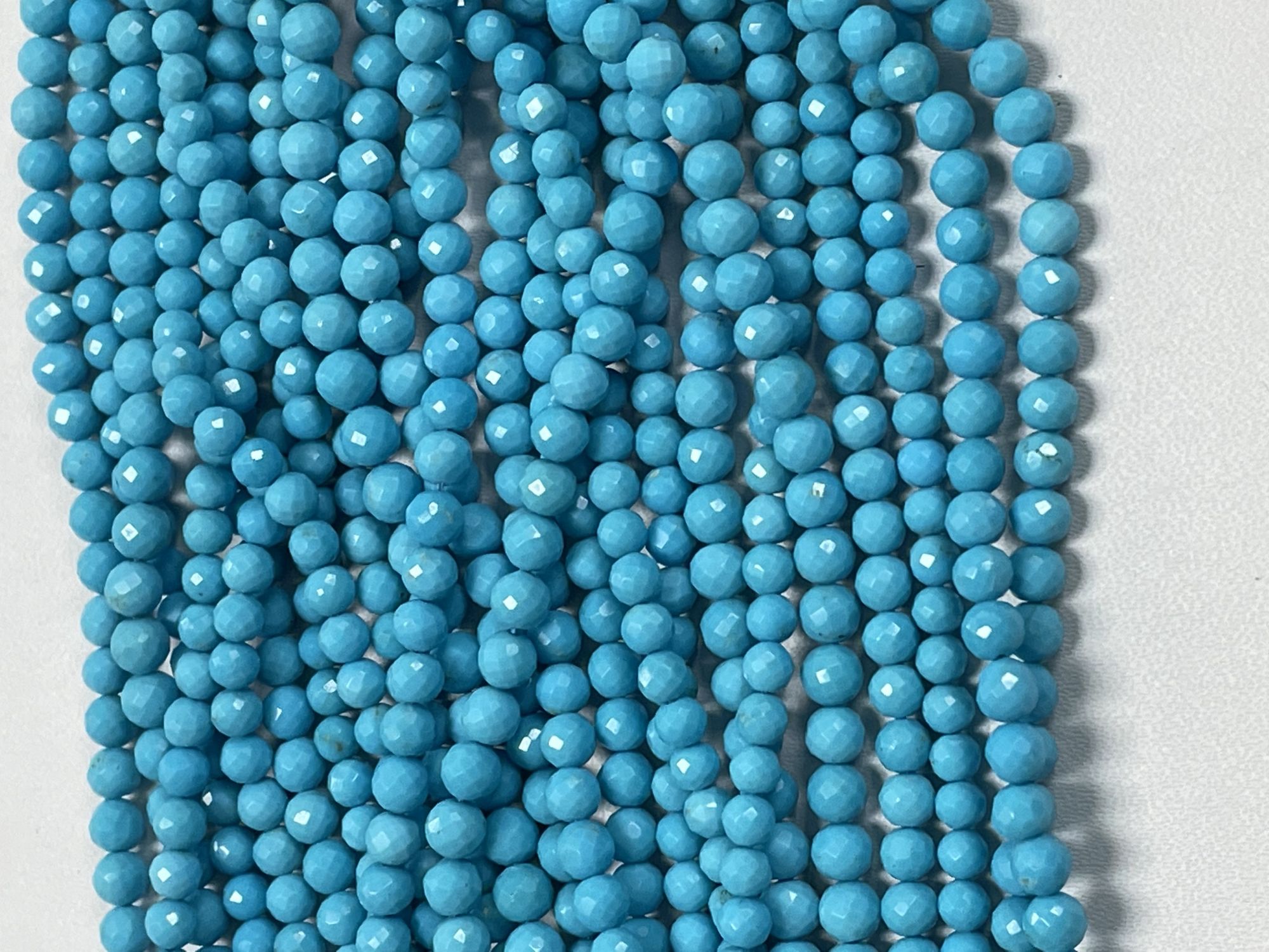 Turquoise Round Faceted