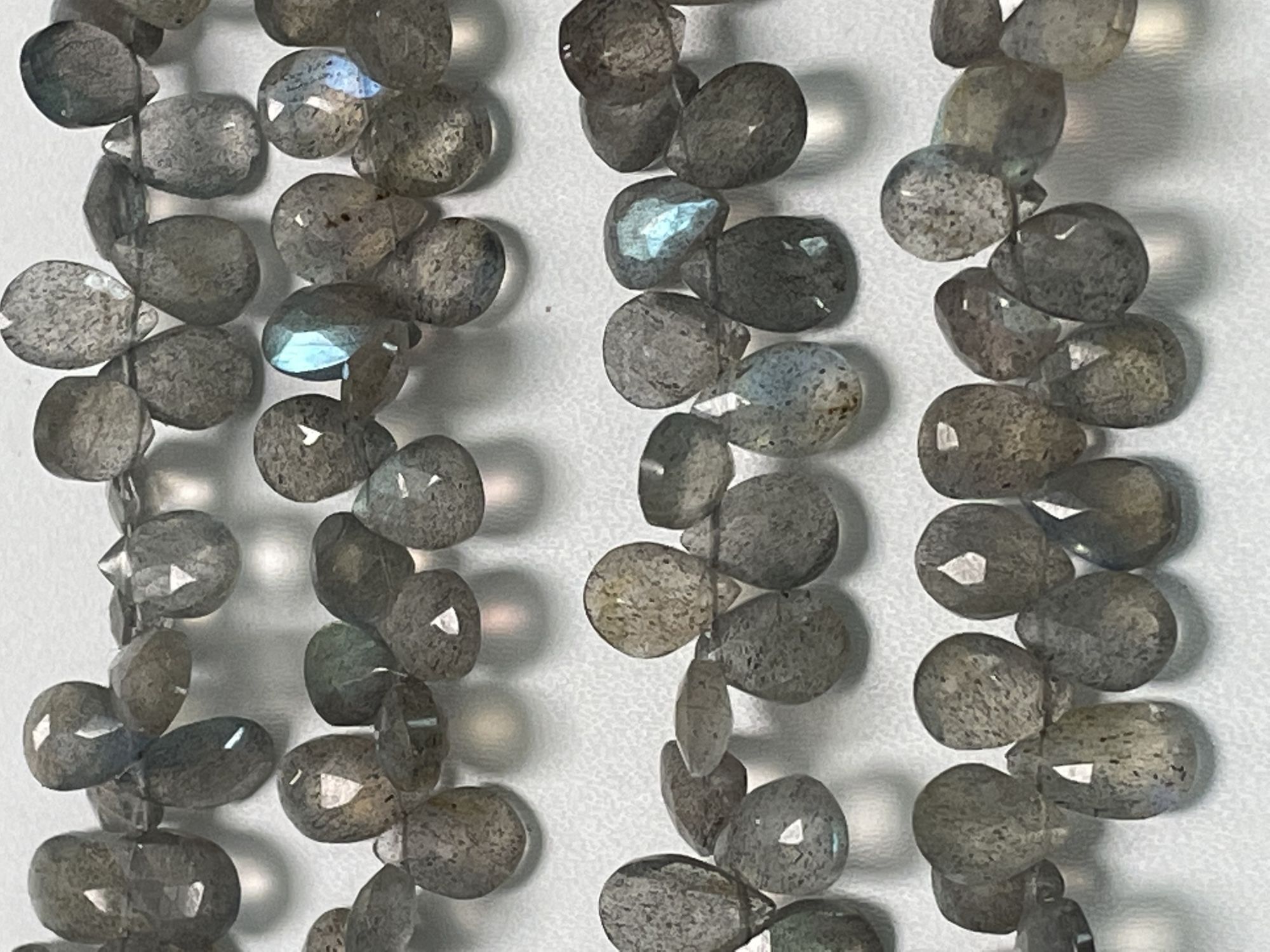 Labradorite Pear Faceted