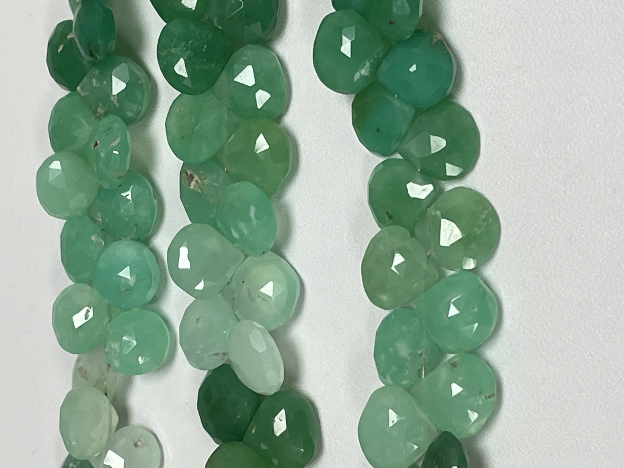 Chrysoprase Heart Faceted